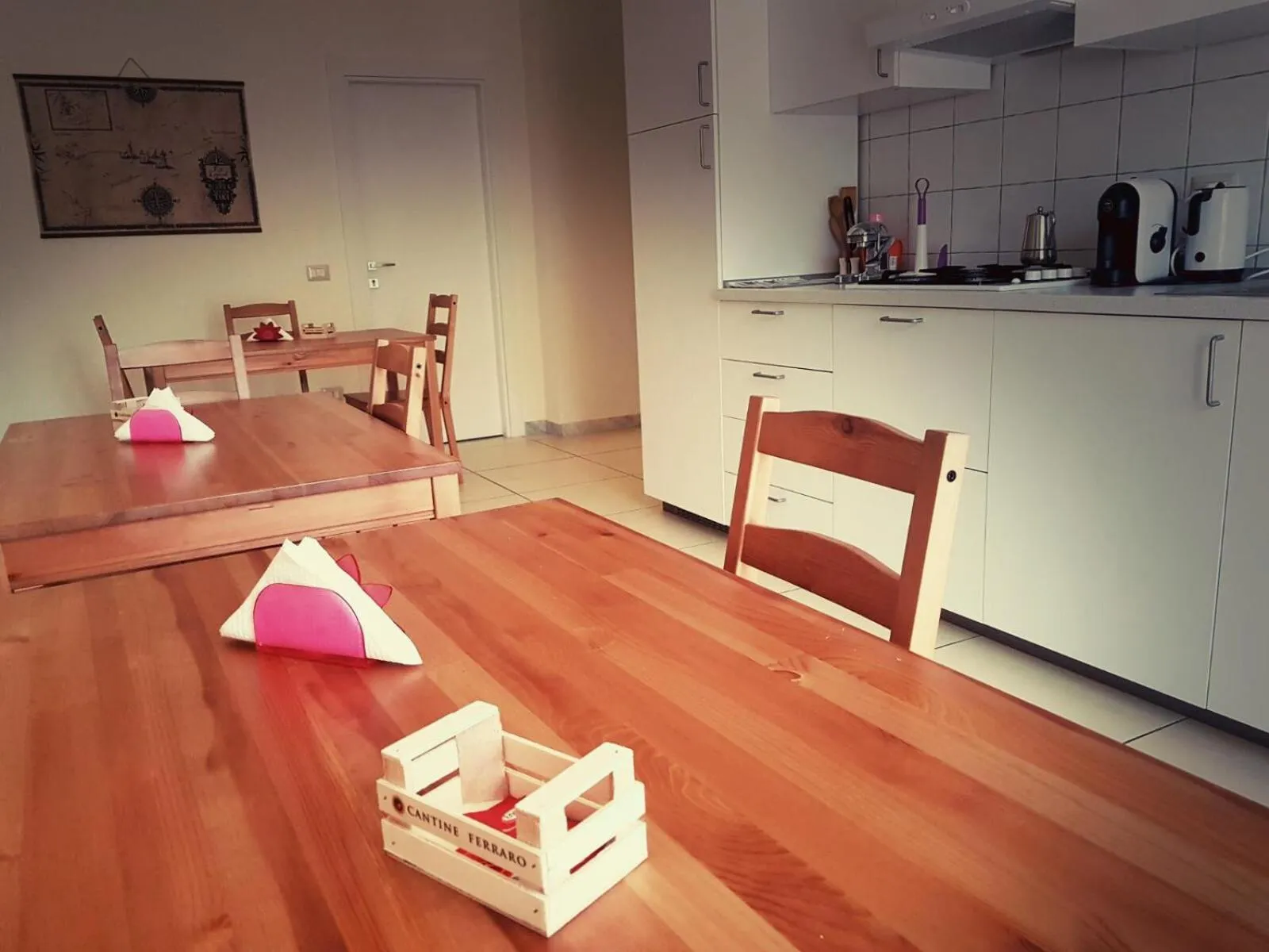 Communal kitchen in Il Rifugio Sui Due Golfi