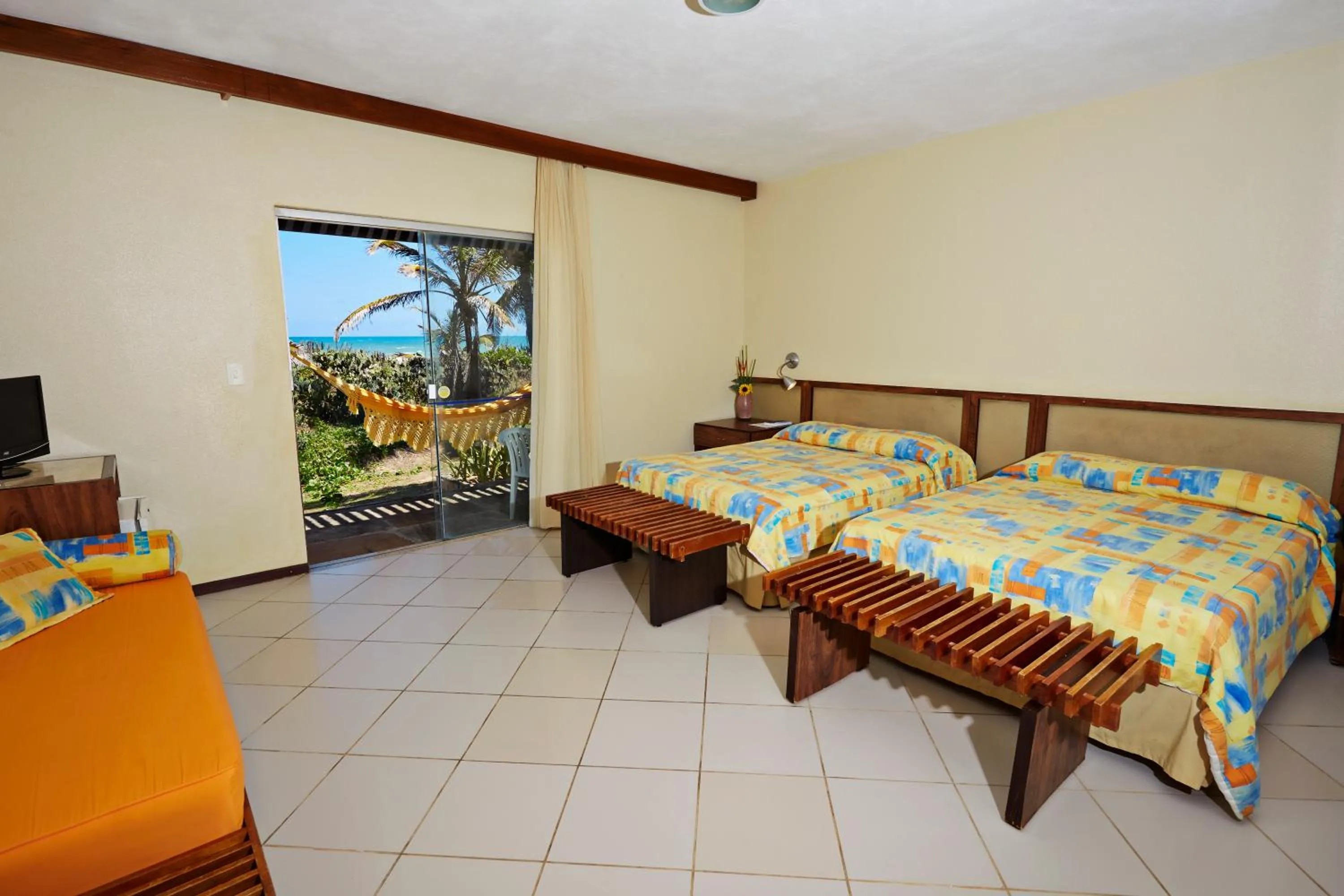 Bed in Hotel Marsol Beach Resort