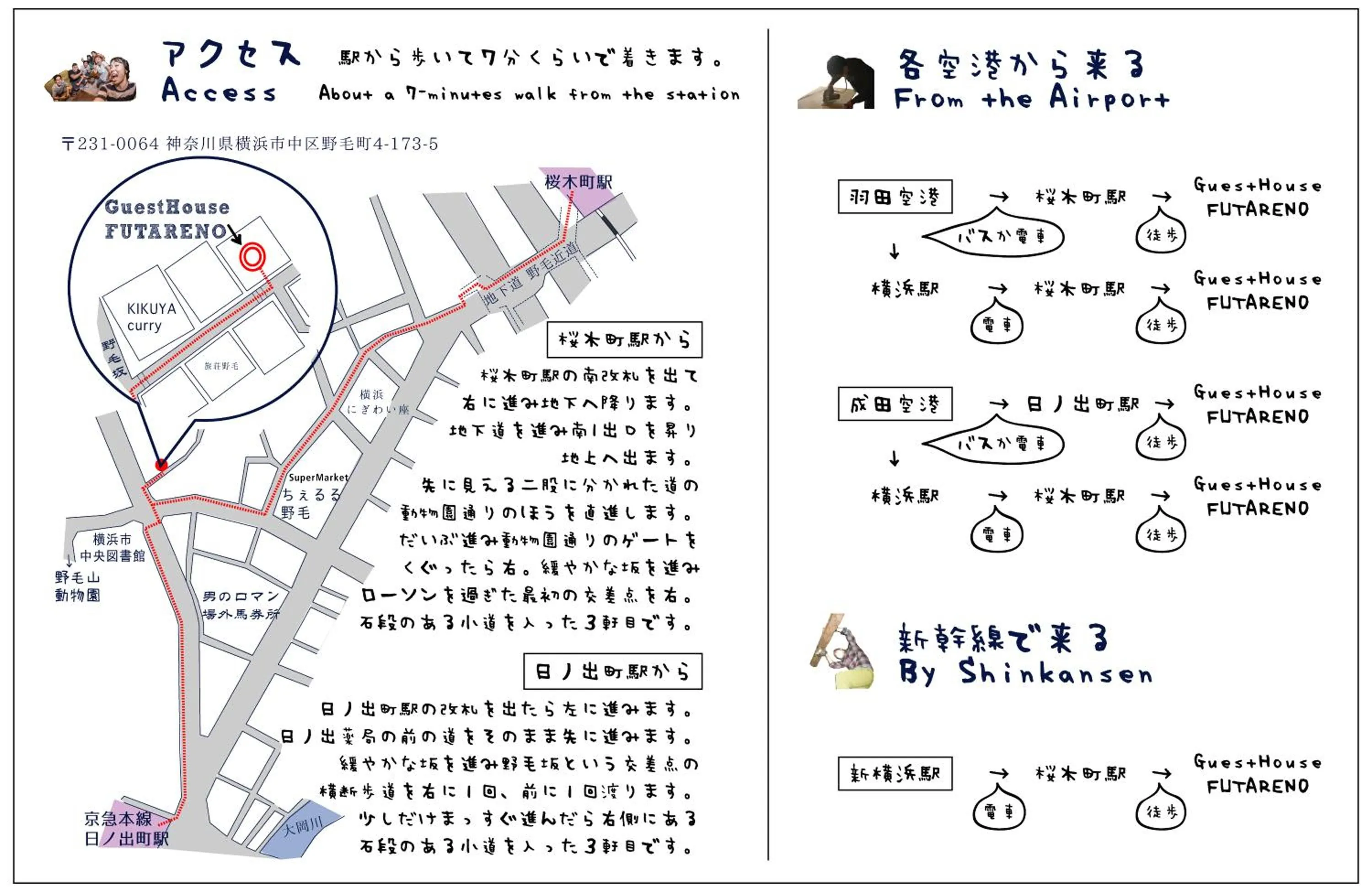 Location in Guest House FUTARENO