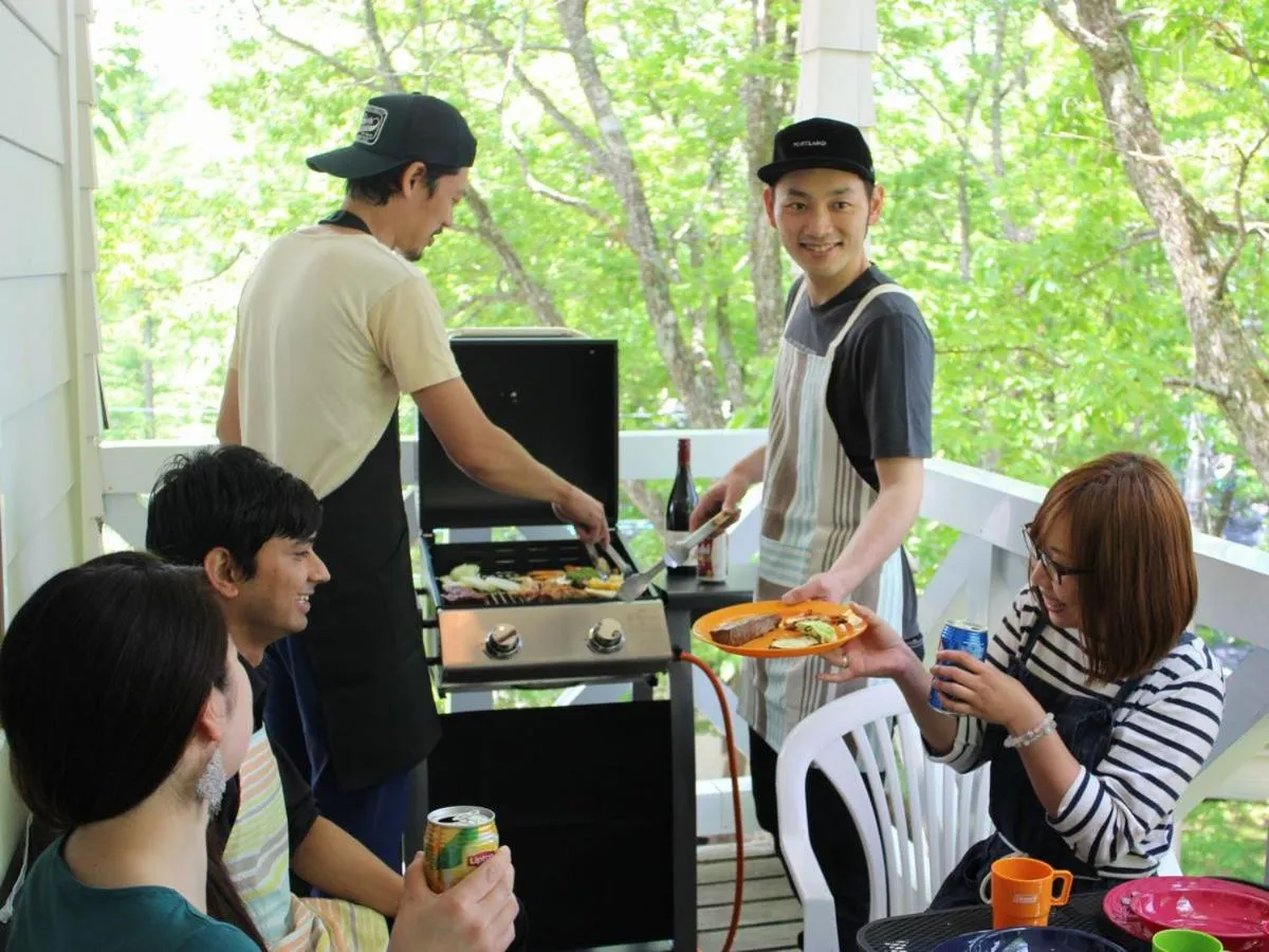 BBQ facilities in Resort Villa Takayama