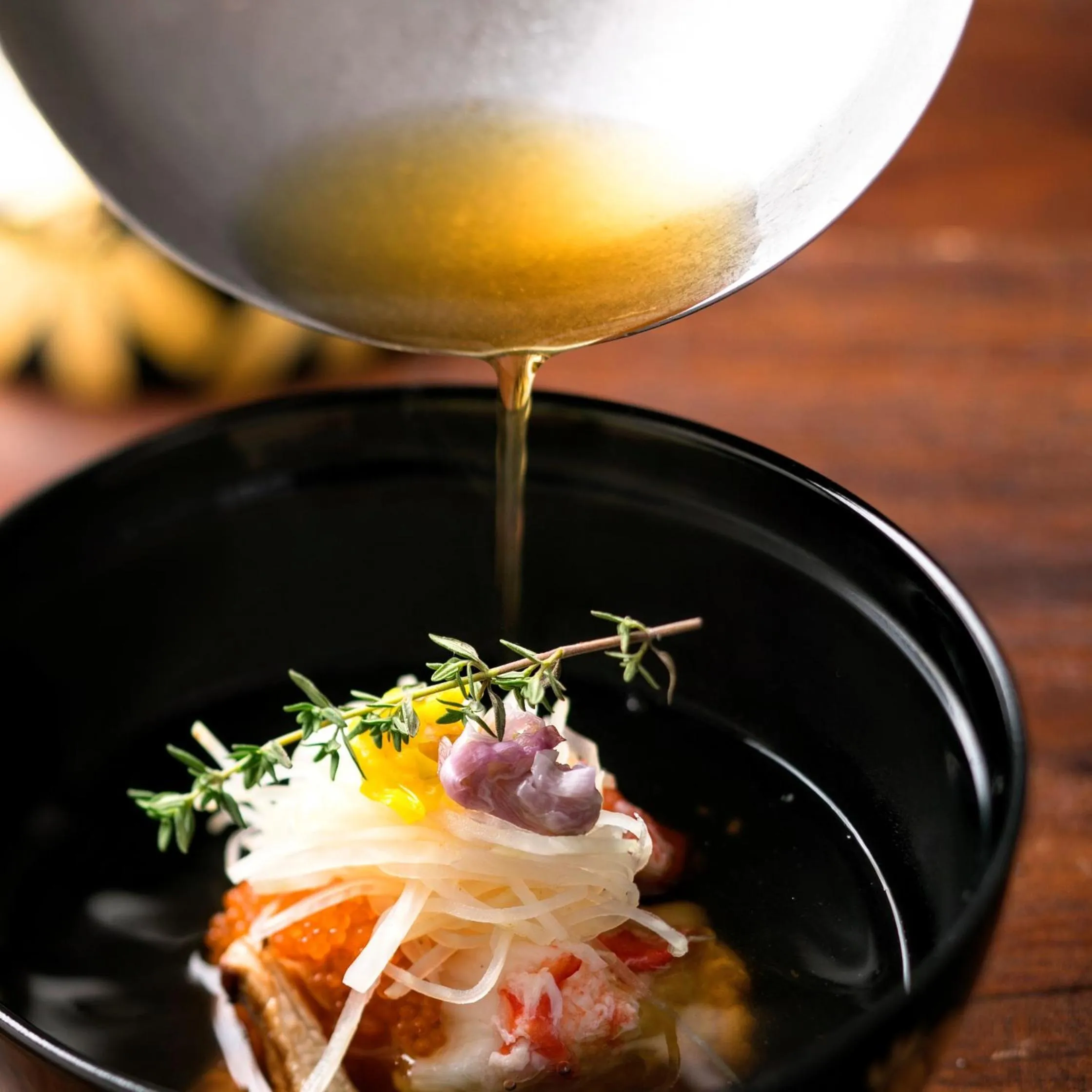 Food close-up in Zaborin