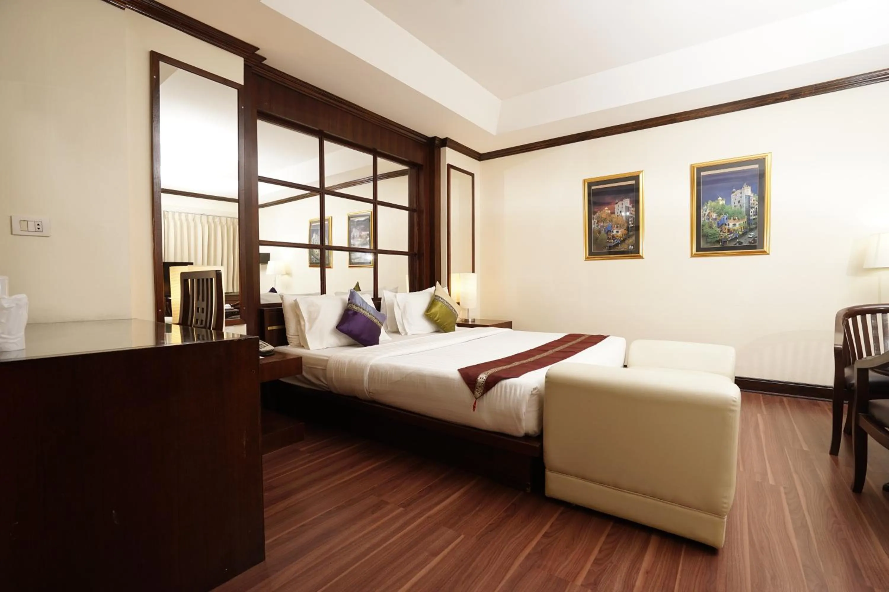 Bedroom, Bed in Grand Business Inn