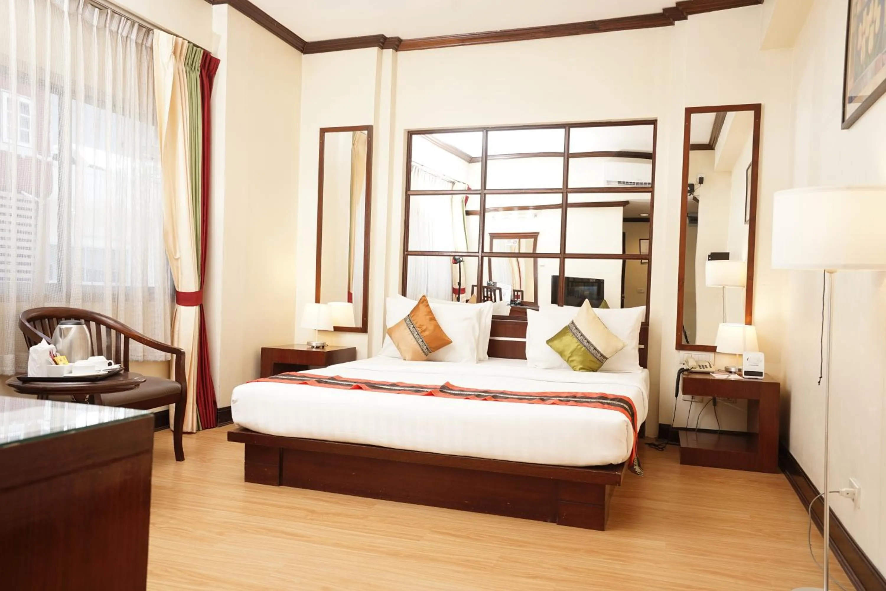 Bedroom, Bed in Grand Business Inn