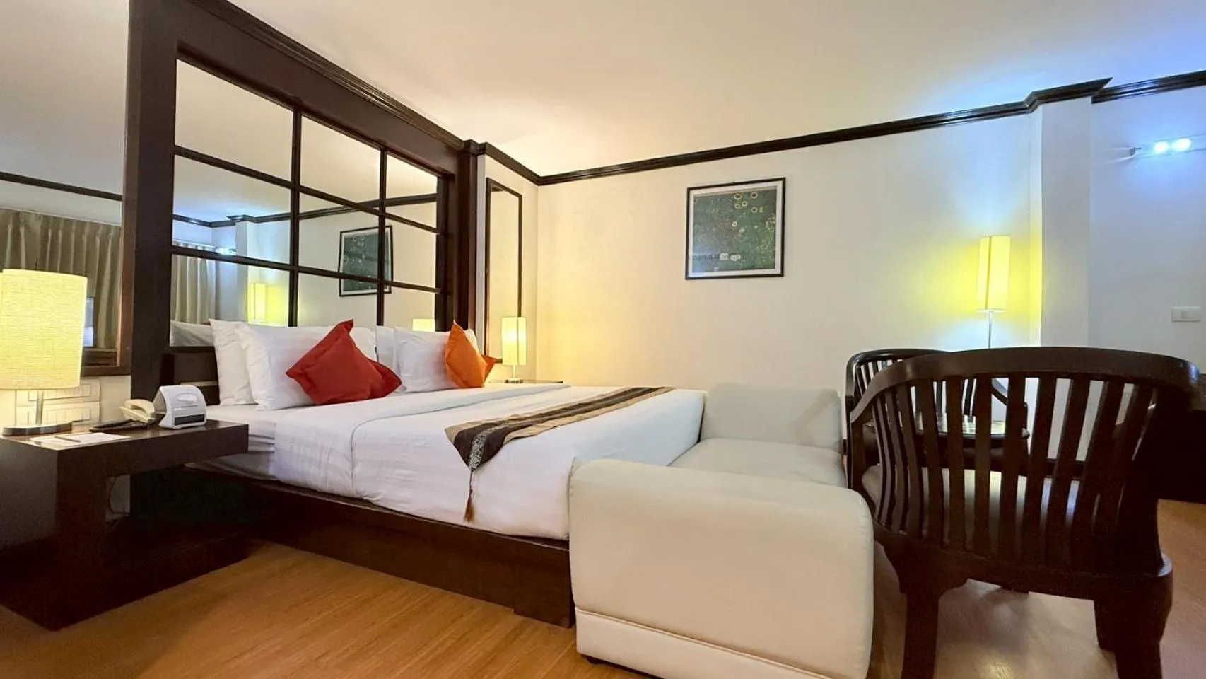 Bedroom, Bed in Grand Business Inn