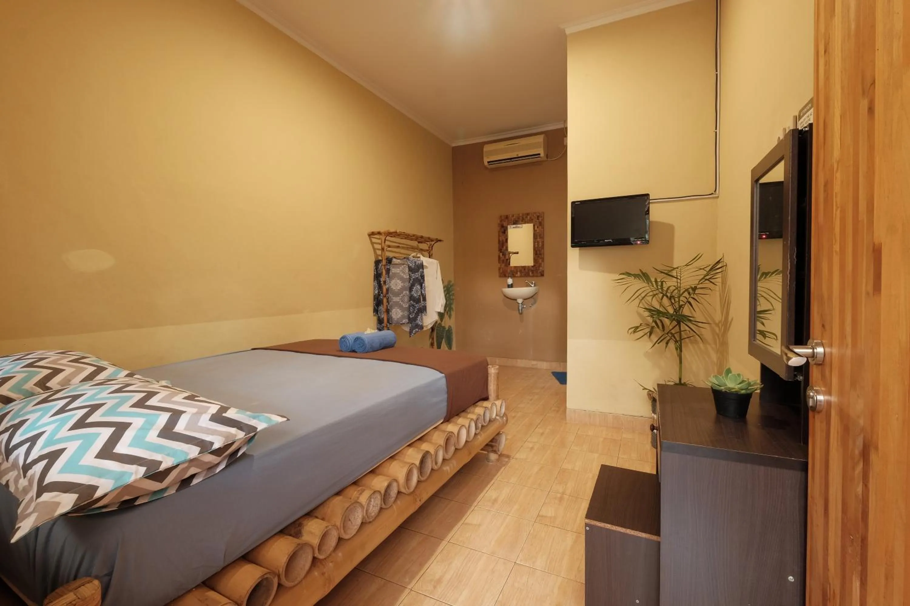 Bed in Omah Konco Yogyakarta