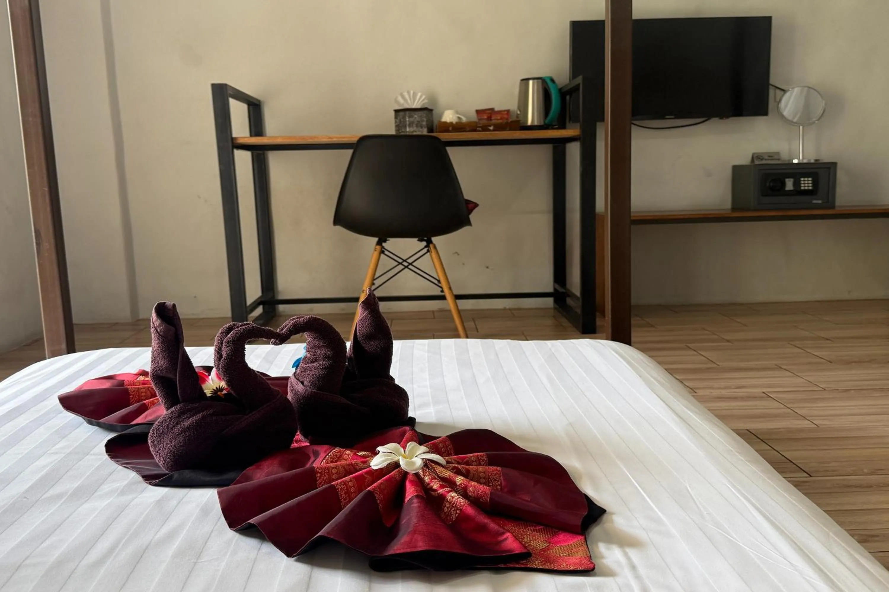 Bed in Sabaidee Chiangmai Hotel