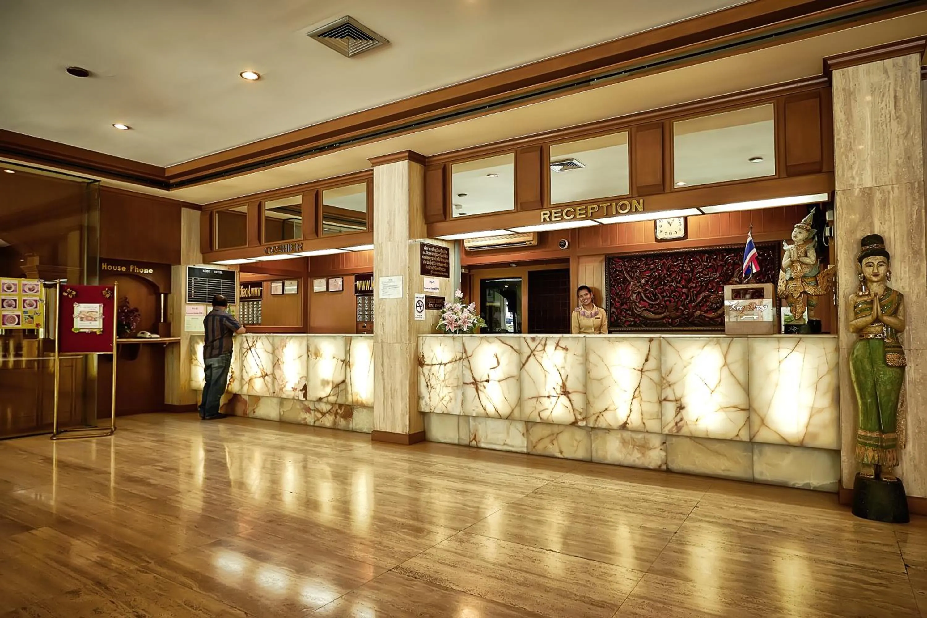 Staff in Kosit Hotel