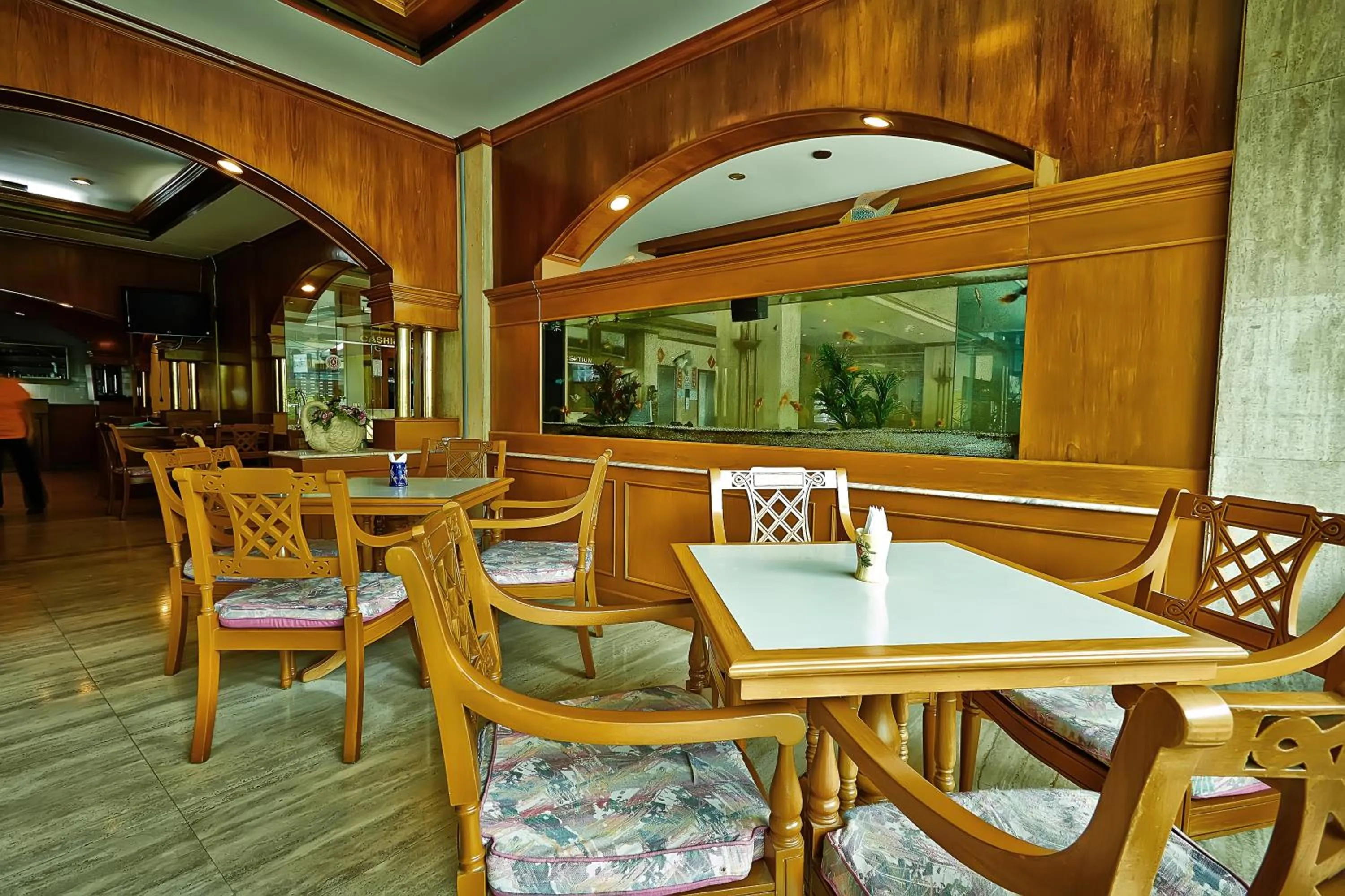 Seating area in Kosit Hotel