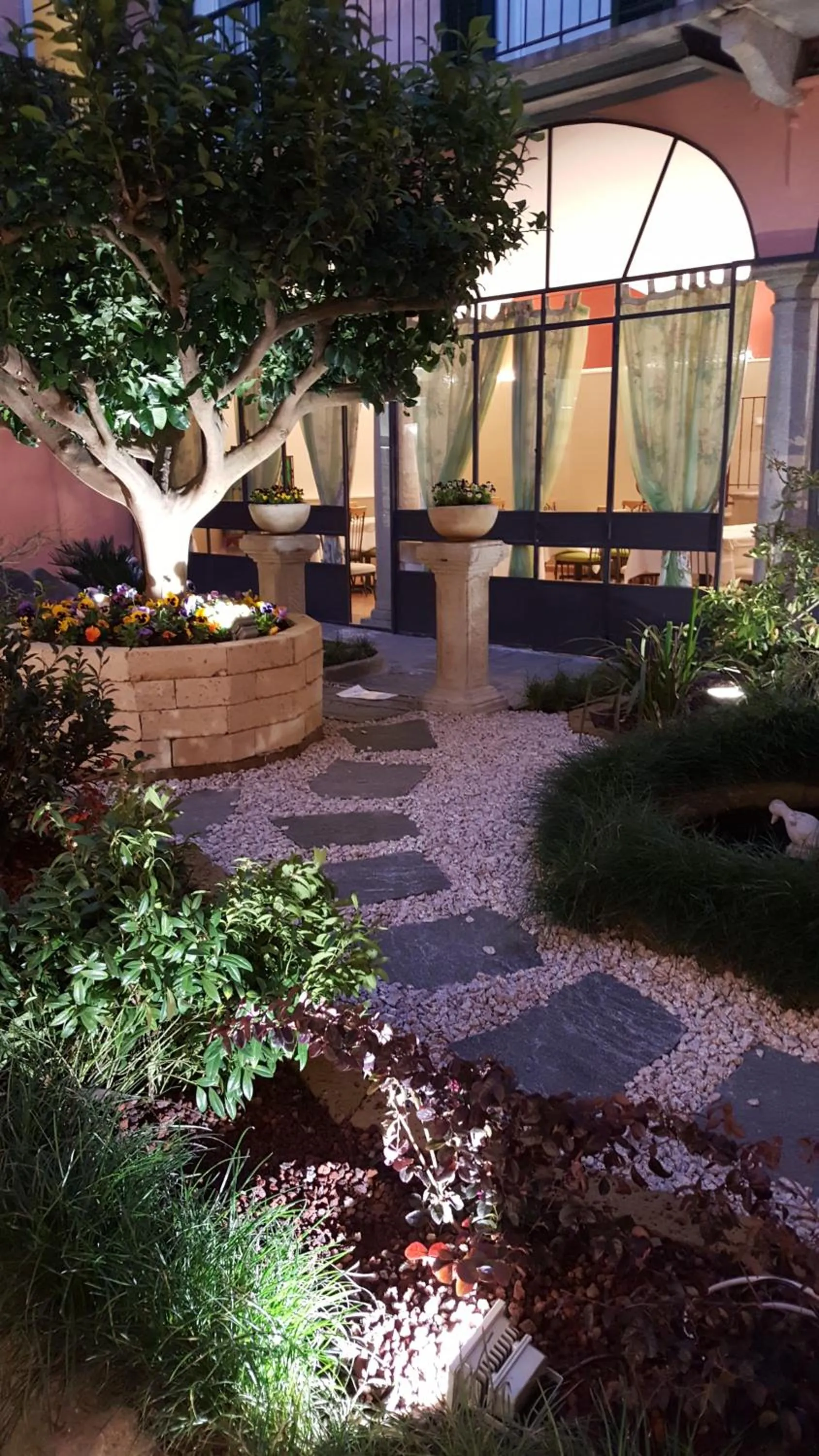 Garden in Albergo Pesce D'oro