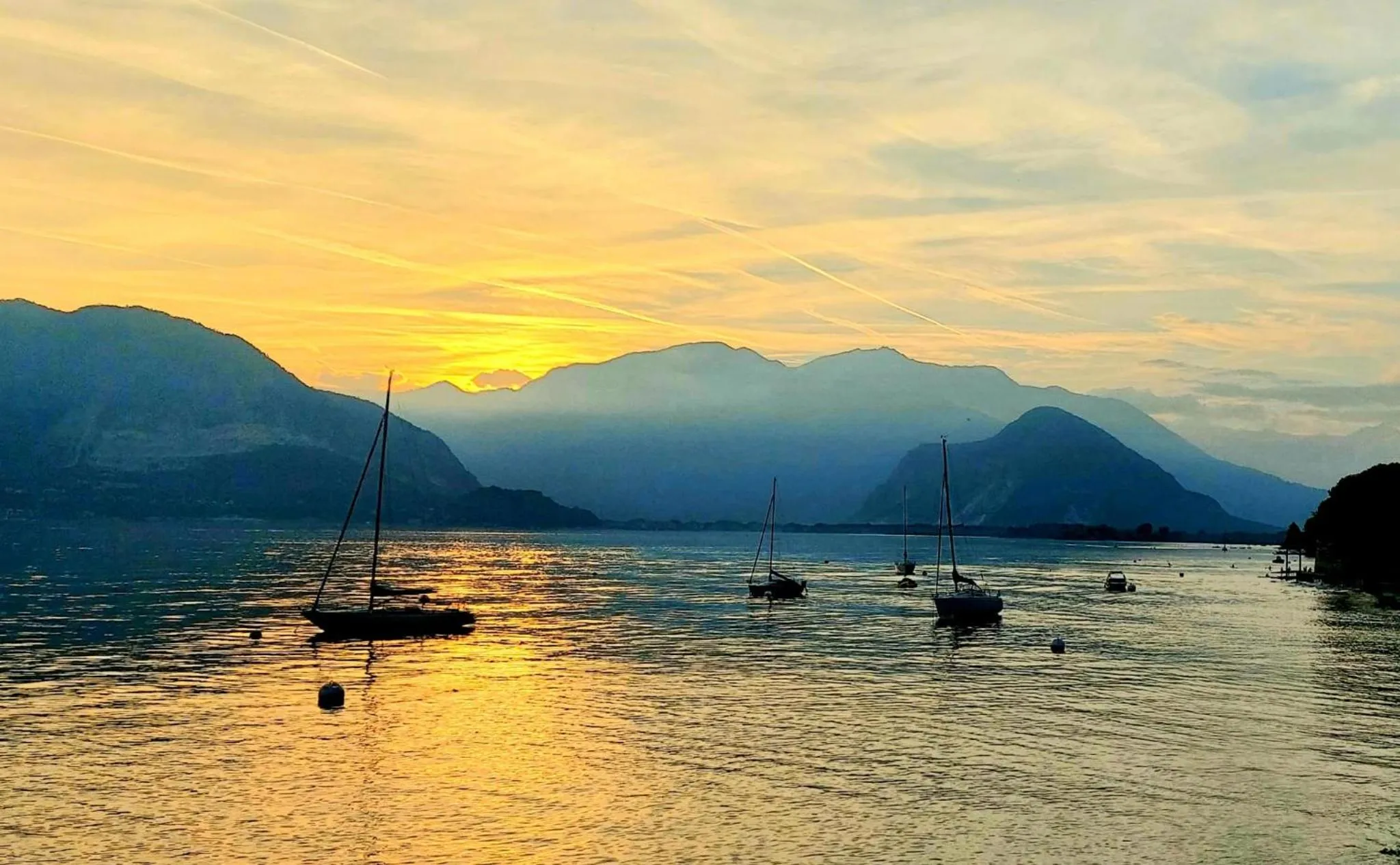 Sunset in Albergo Pesce D'oro