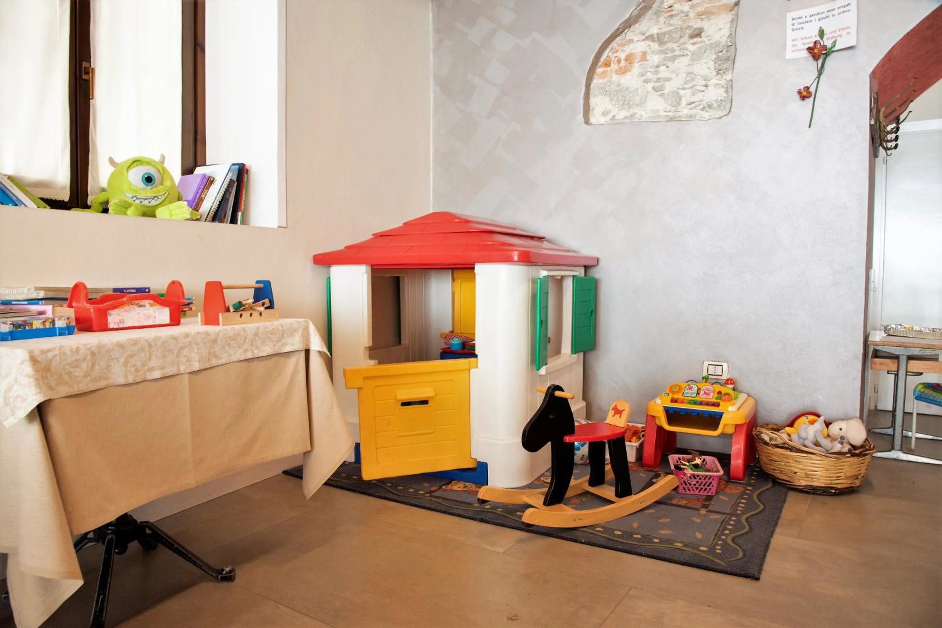 Children play ground in Albergo Pesce D'oro