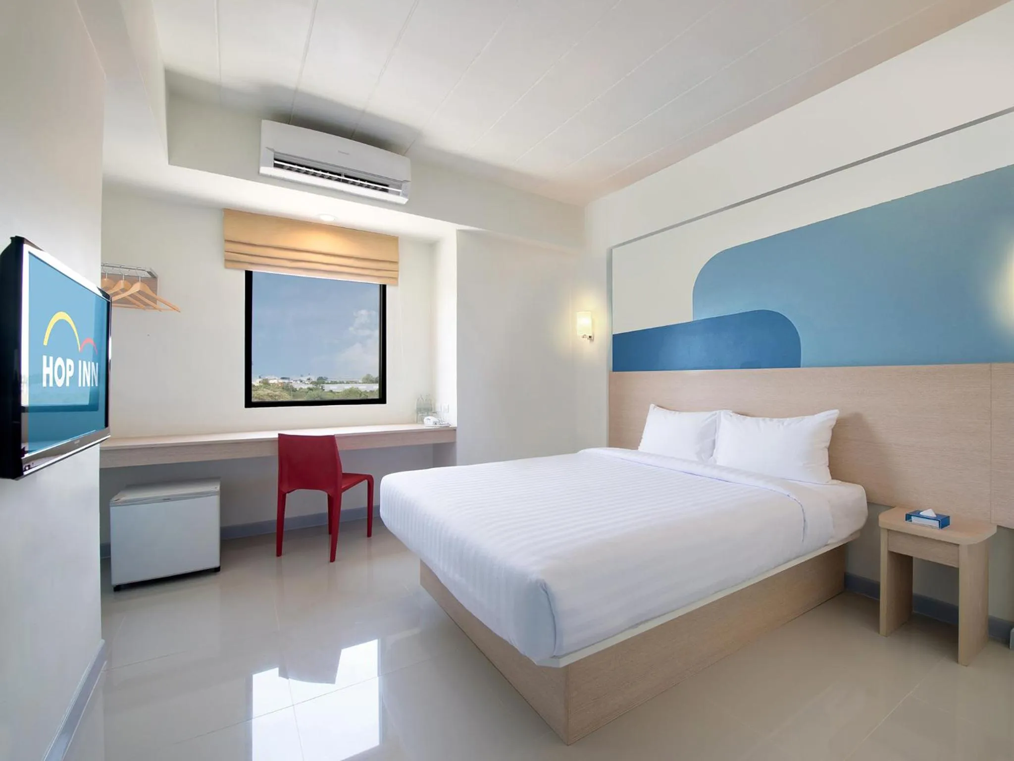 Bedroom, Bed in HOP INN Chanthaburi