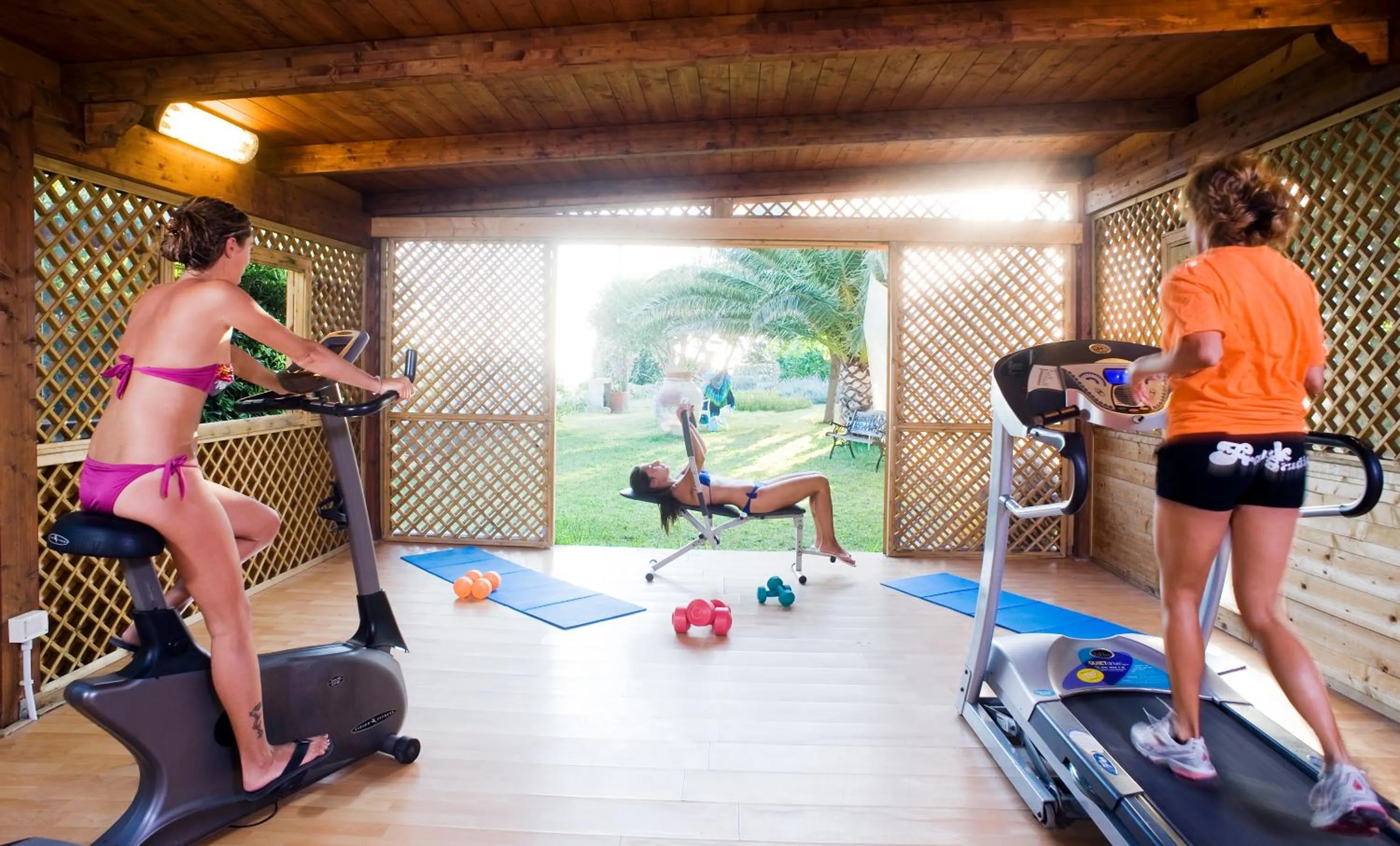 Fitness centre/facilities in Hotel Terme Providence