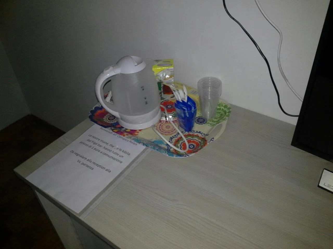 Coffee/tea facilities in Olimpica Relais guest house