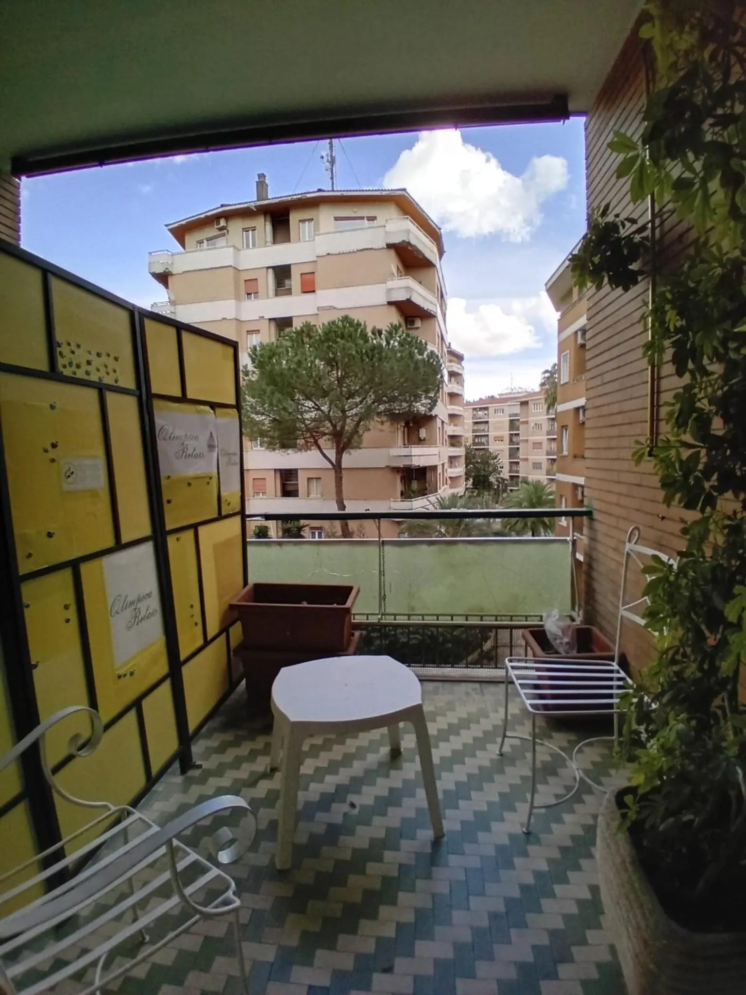 Balcony/Terrace in Olimpica Relais guest house