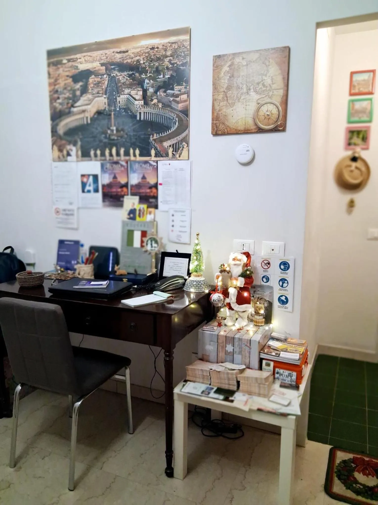 Lobby or reception in Olimpica Relais guest house