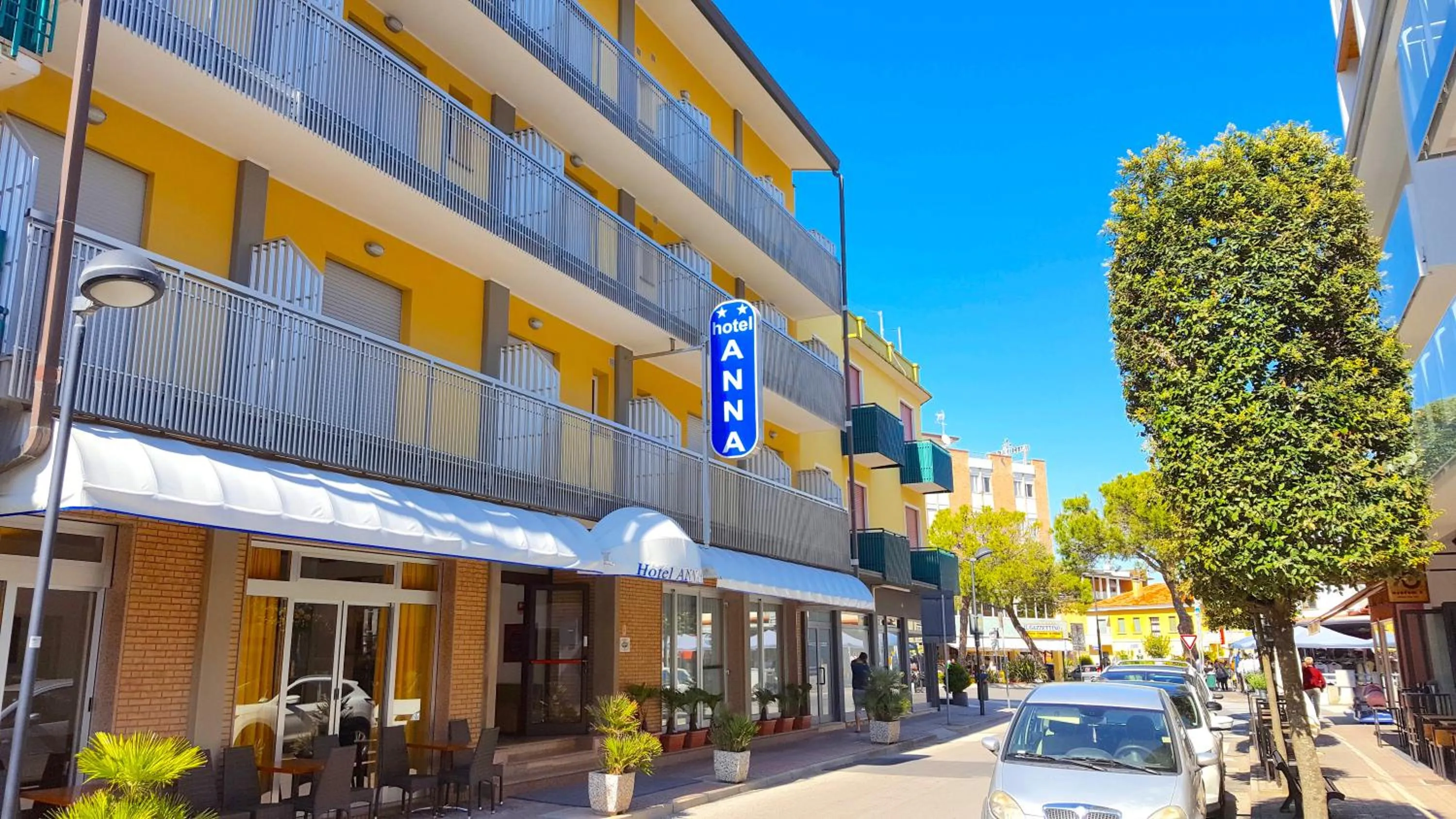 Property building in Hotel Anna