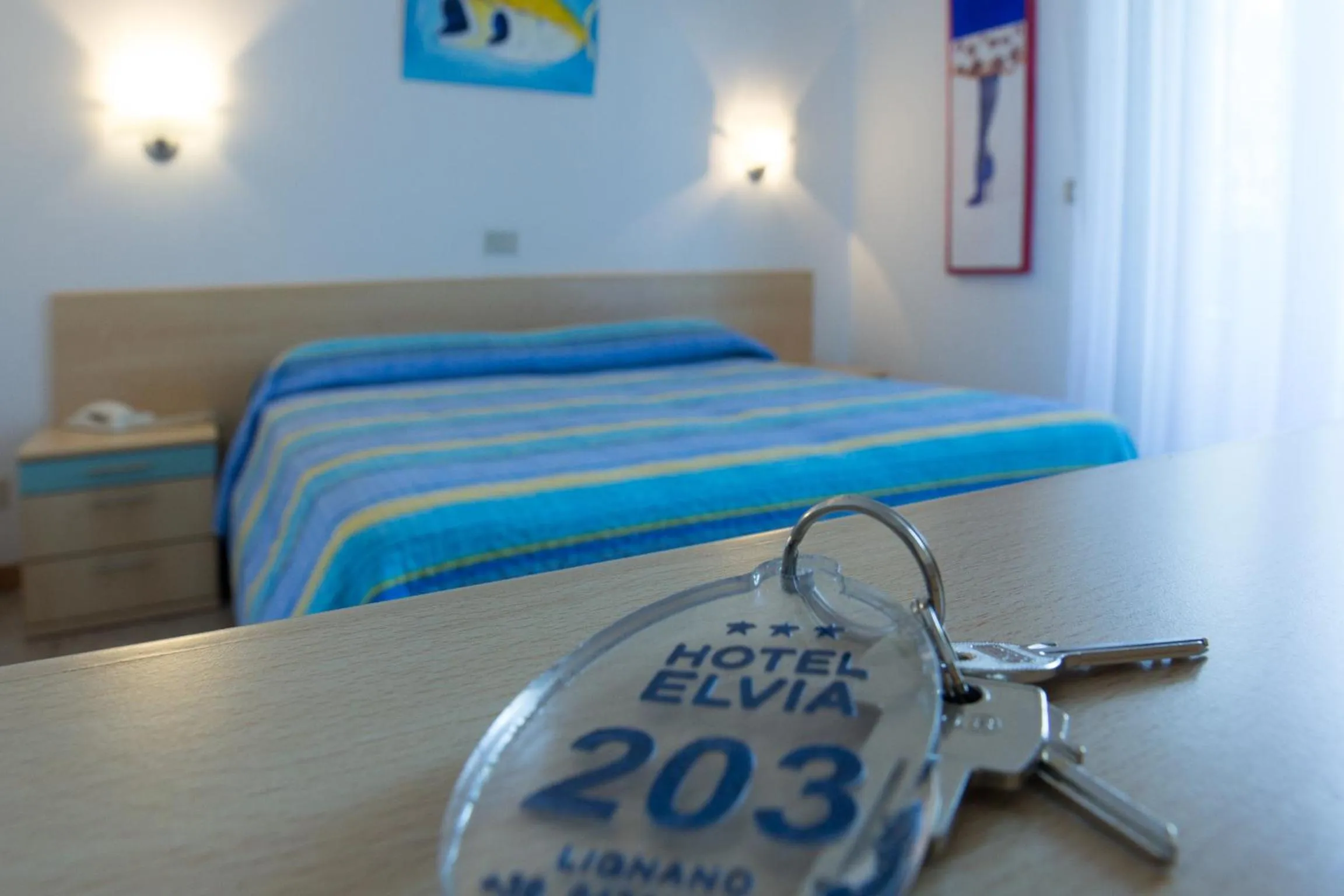 Bedroom, Bed in Hotel Elvia
