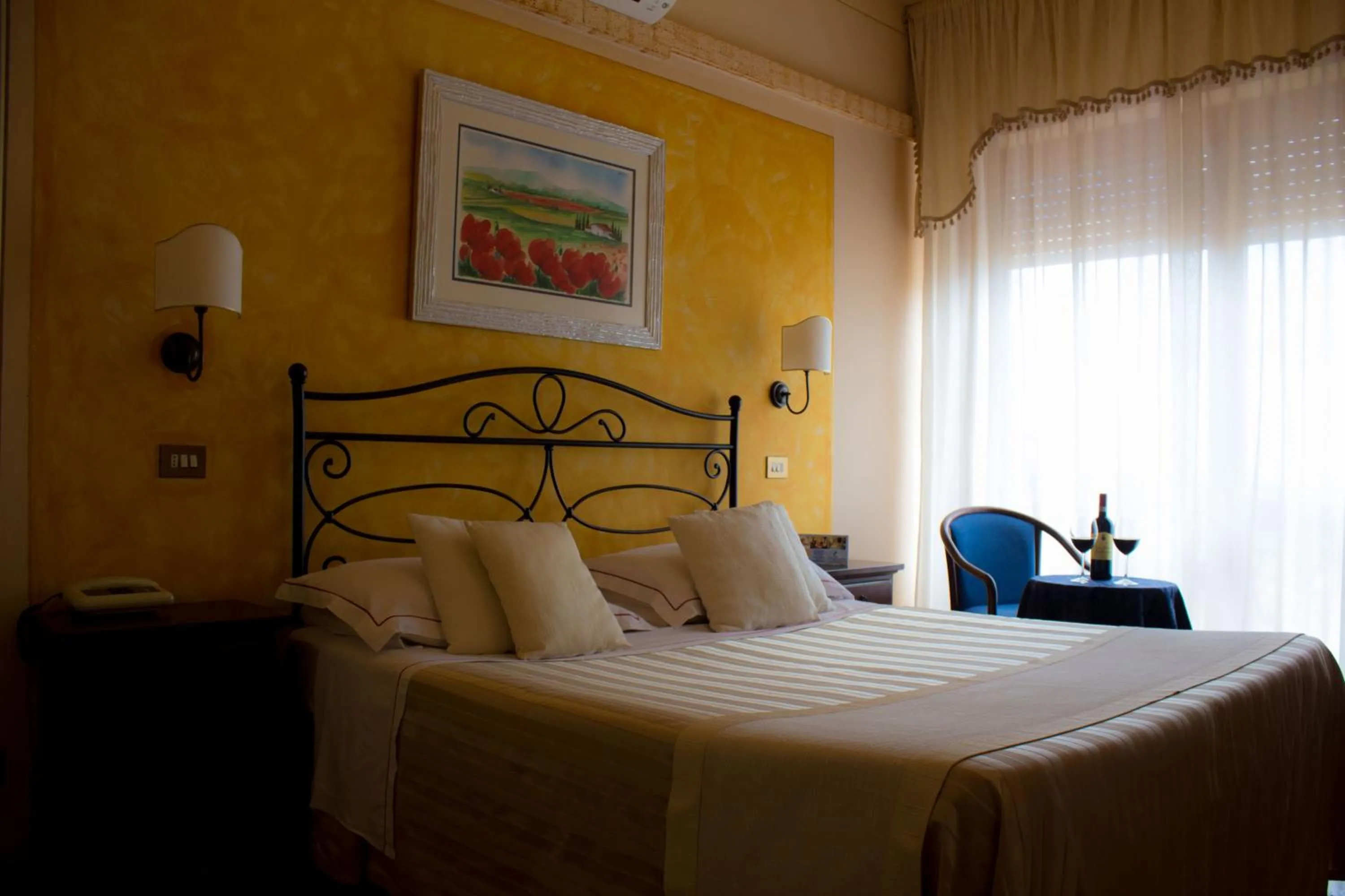 Photo of the whole room, Bed in Hotel Ristorante Tre Stelle