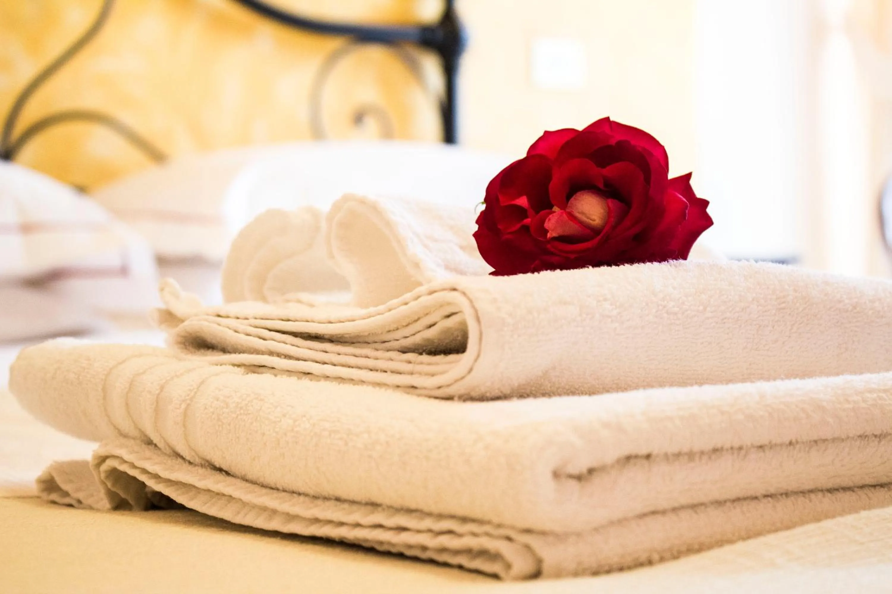 Decorative detail, Bed in Hotel Ristorante Tre Stelle