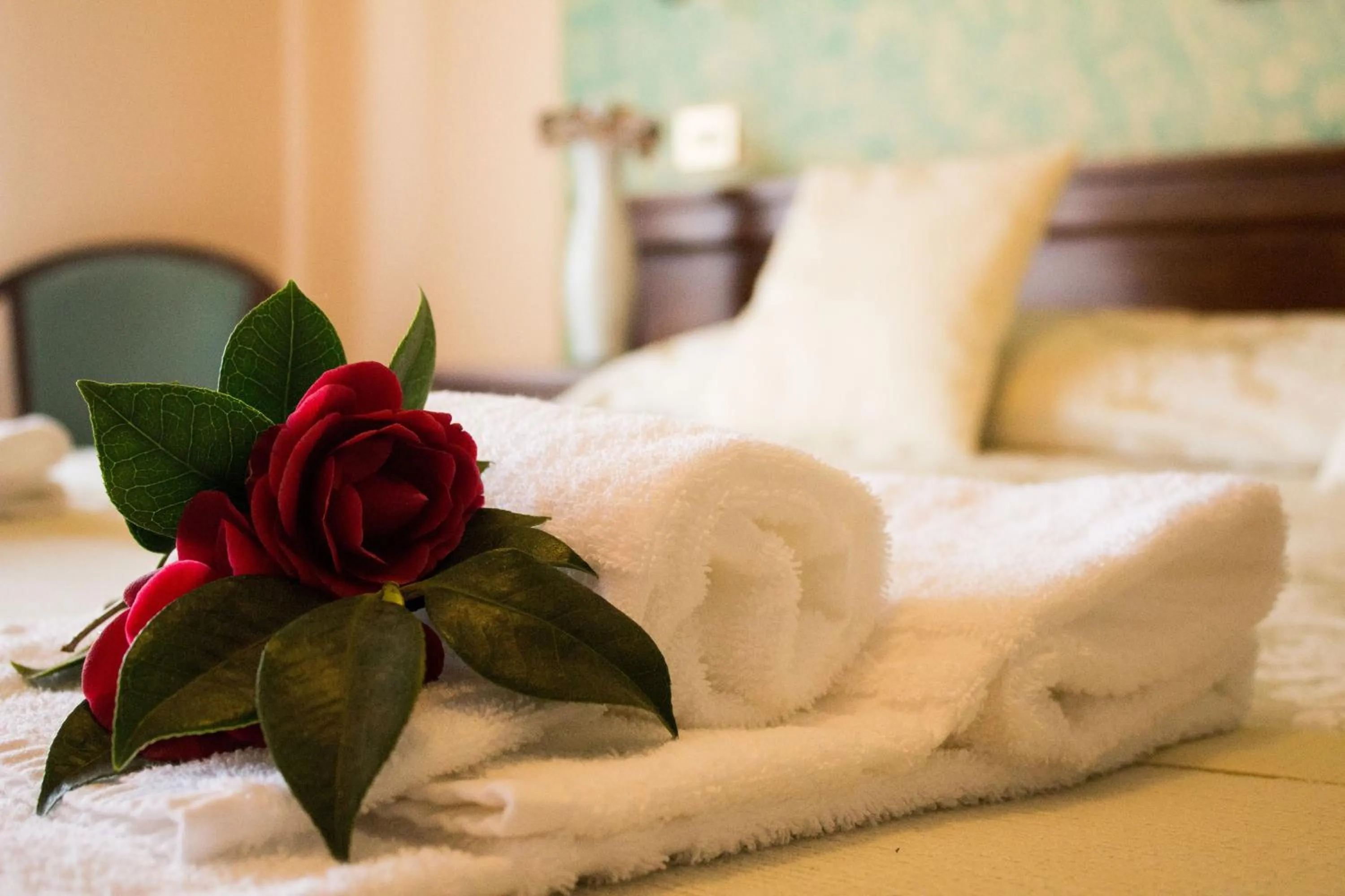 Decorative detail, Bed in Hotel Ristorante Tre Stelle