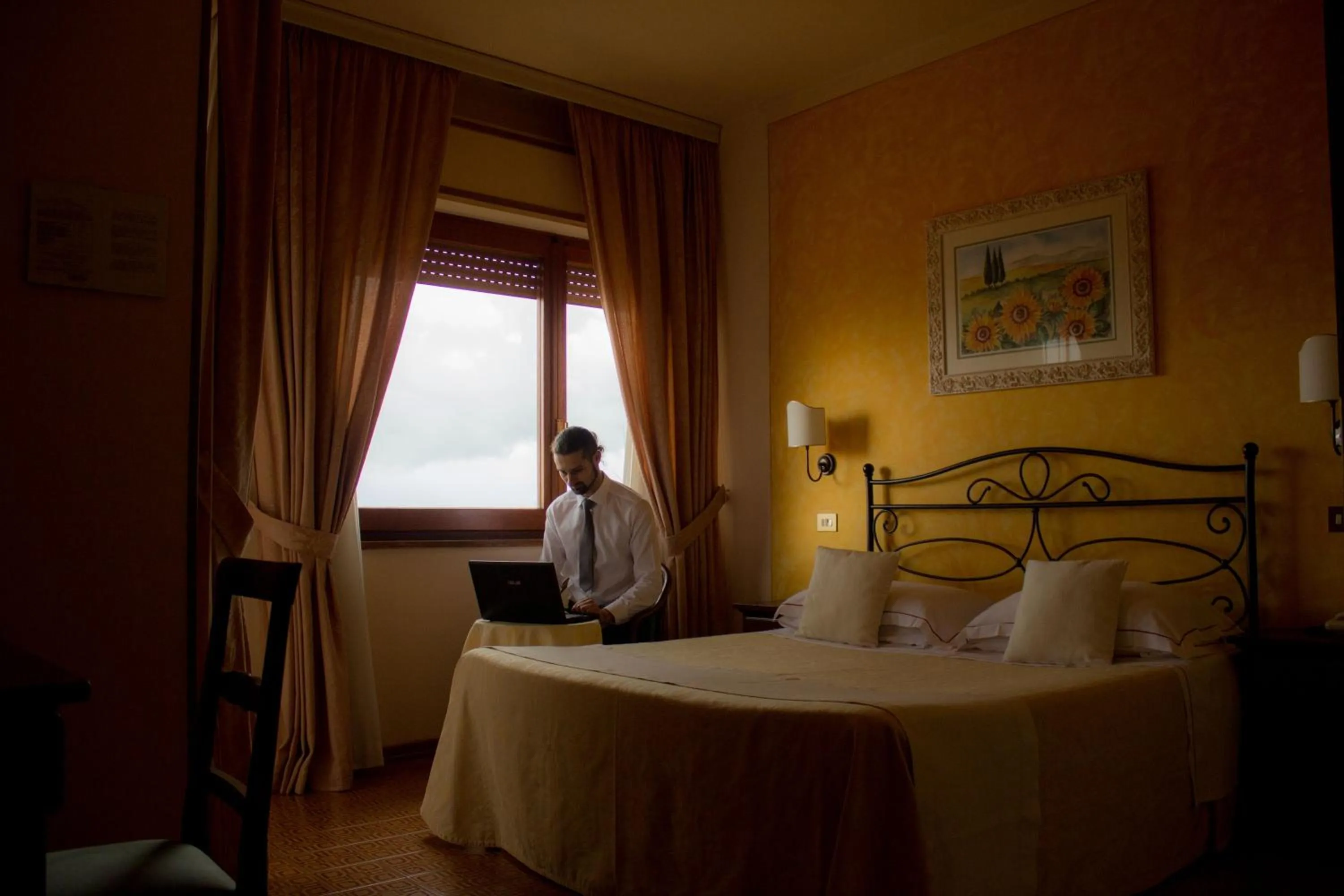 Guests, Bed in Hotel Ristorante Tre Stelle