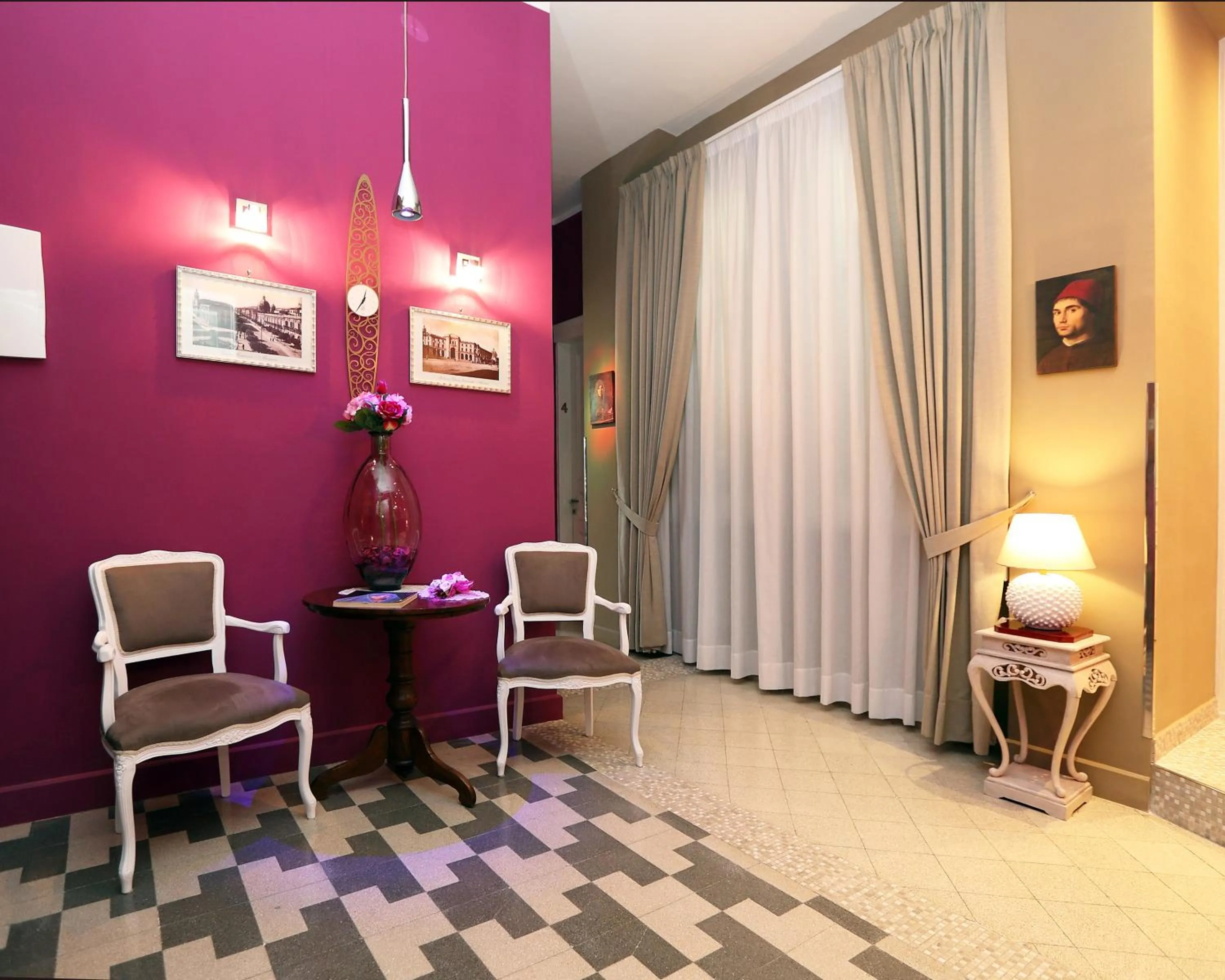 Lobby or reception in B&B Antonello da Messina