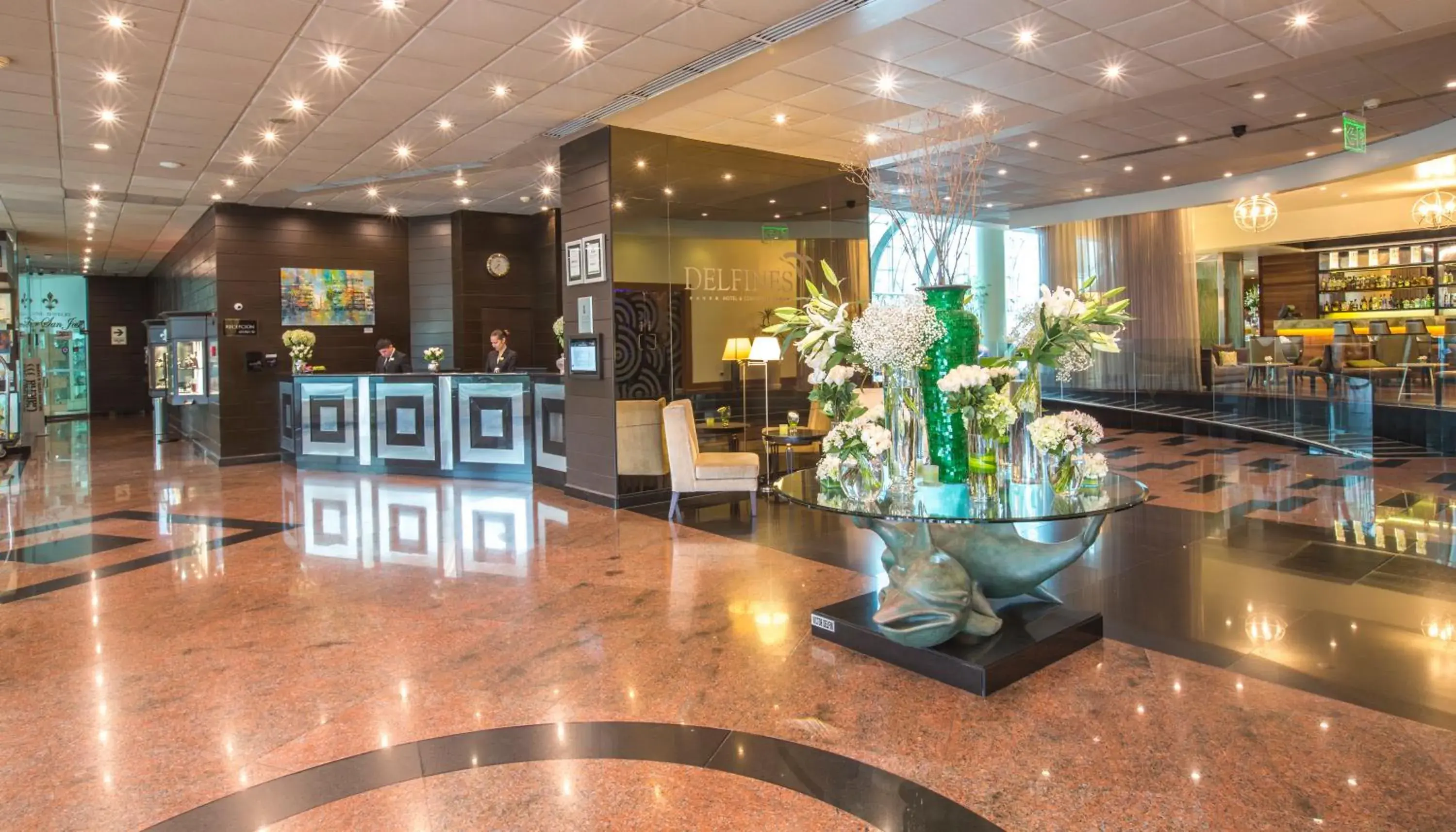 Lobby or reception in Delfines Hotel & Convention Center Lobby or reception in Delfines Hotel & Convention Center