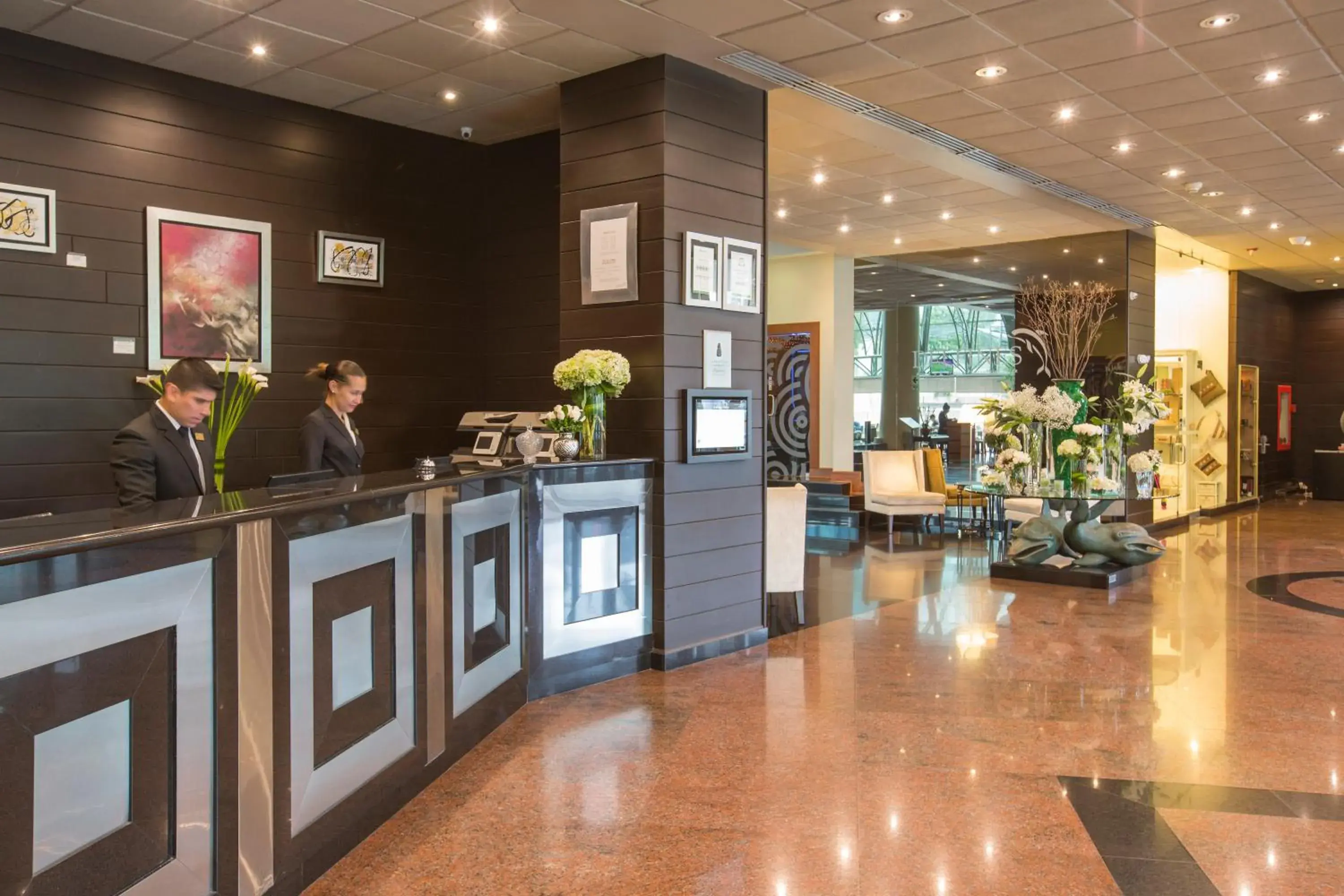 Lobby or reception in Delfines Hotel & Convention Center Lobby or reception in Delfines Hotel & Convention Center