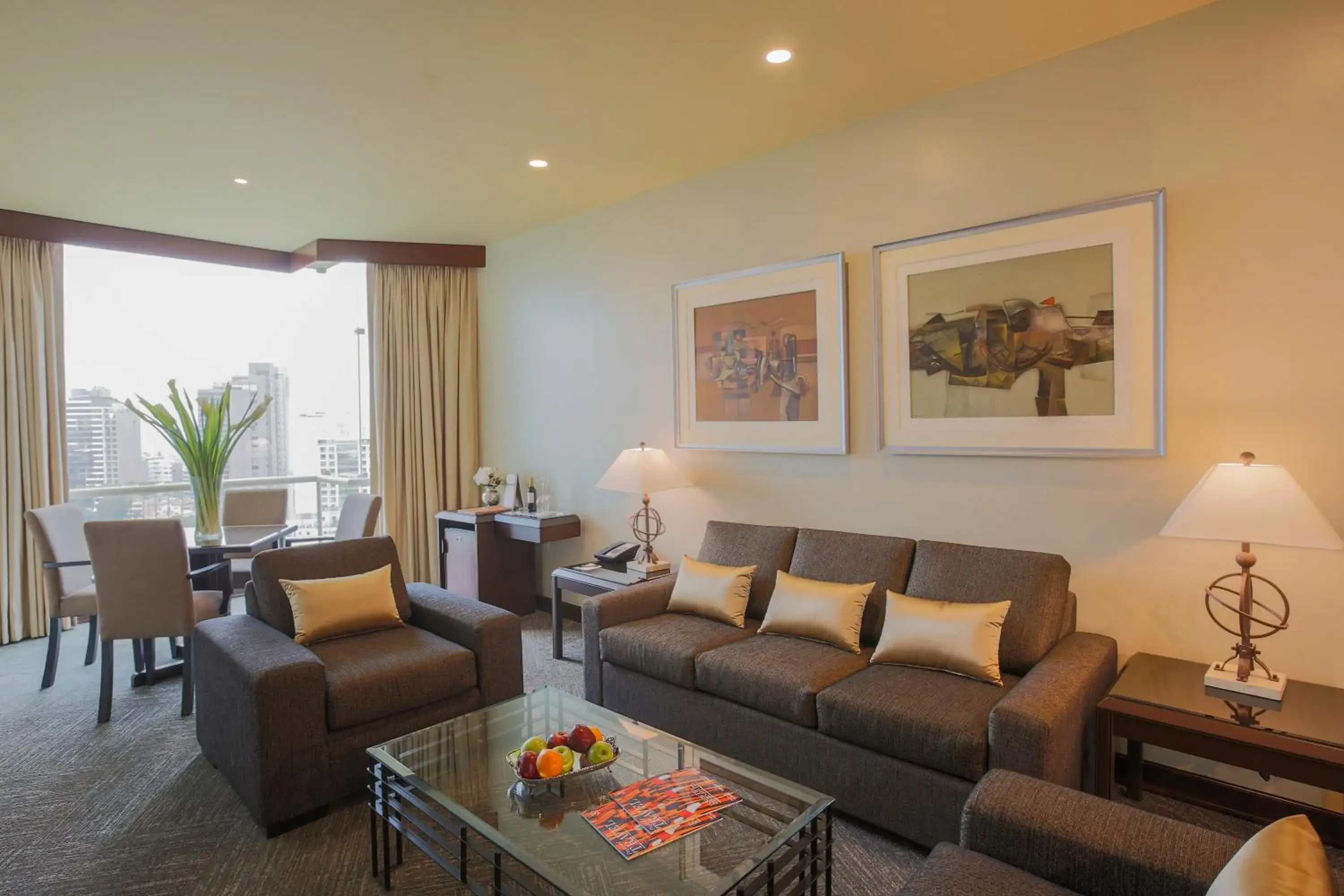 Living room in Delfines Hotel & Convention Center Living room in Delfines Hotel & Convention Center