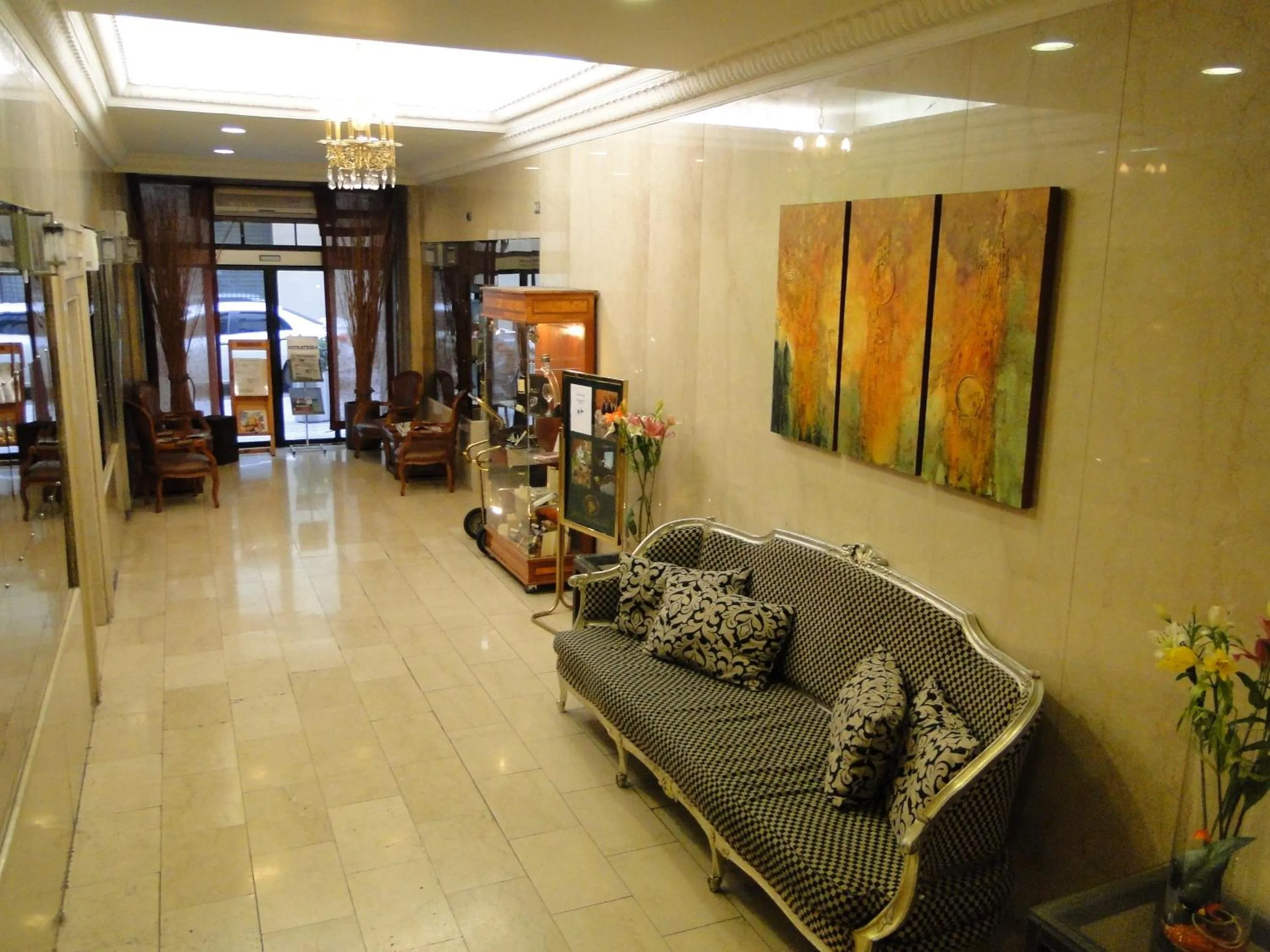 Lobby or reception in Hotel Panamericano