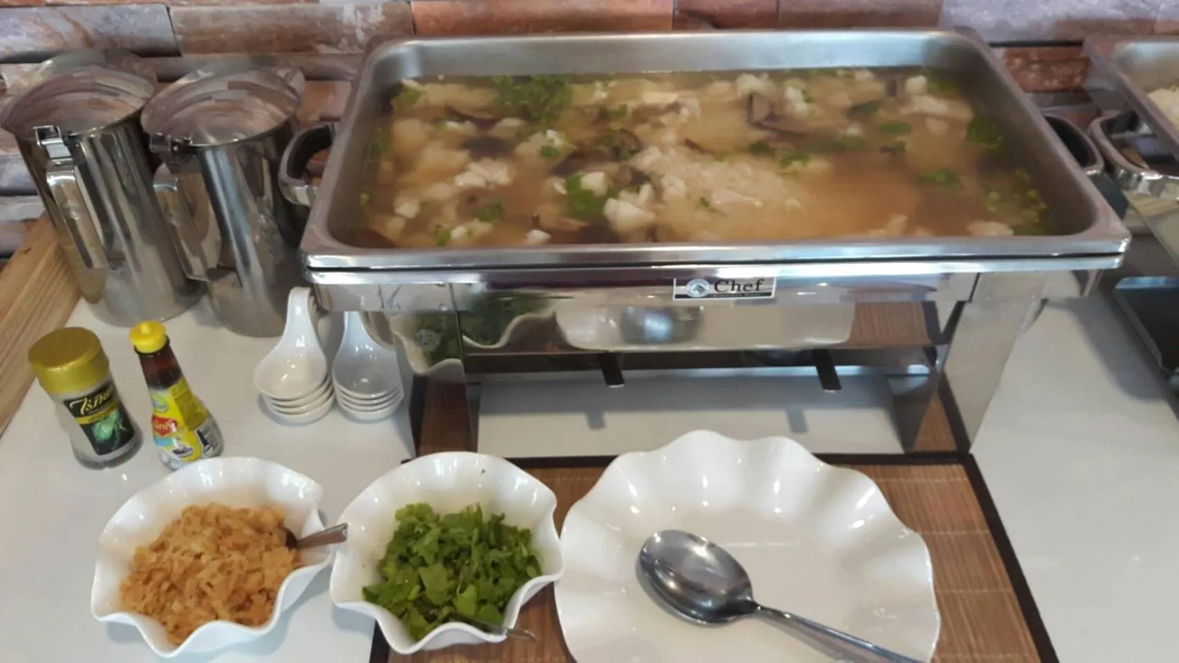 Breakfast in Tawan Anda Garden Hotel