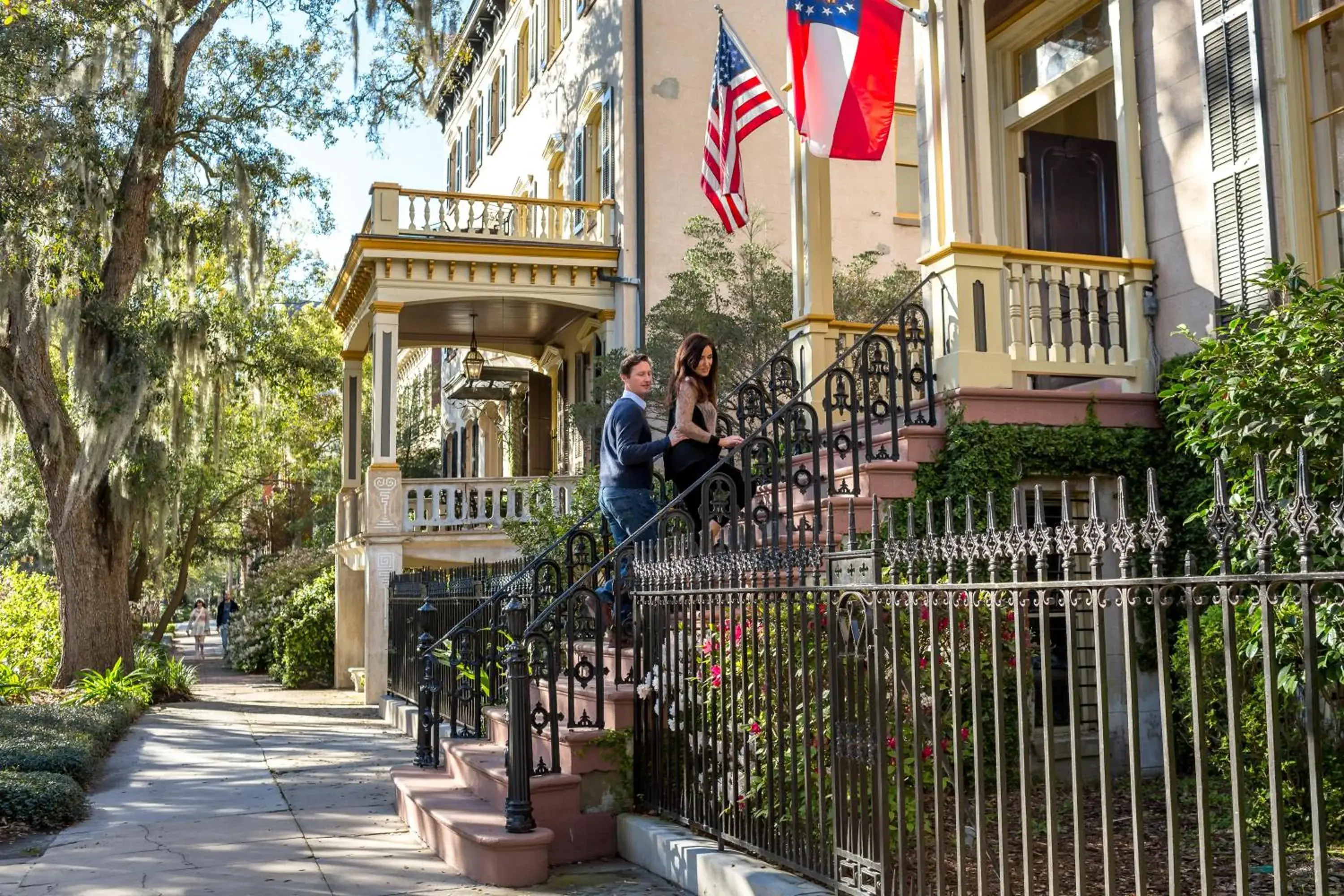 Facade/entrance in The Gastonian, Historic Inns of Savannah Collection Facade/entrance in The Gastonian, Historic Inns of Savannah Collection