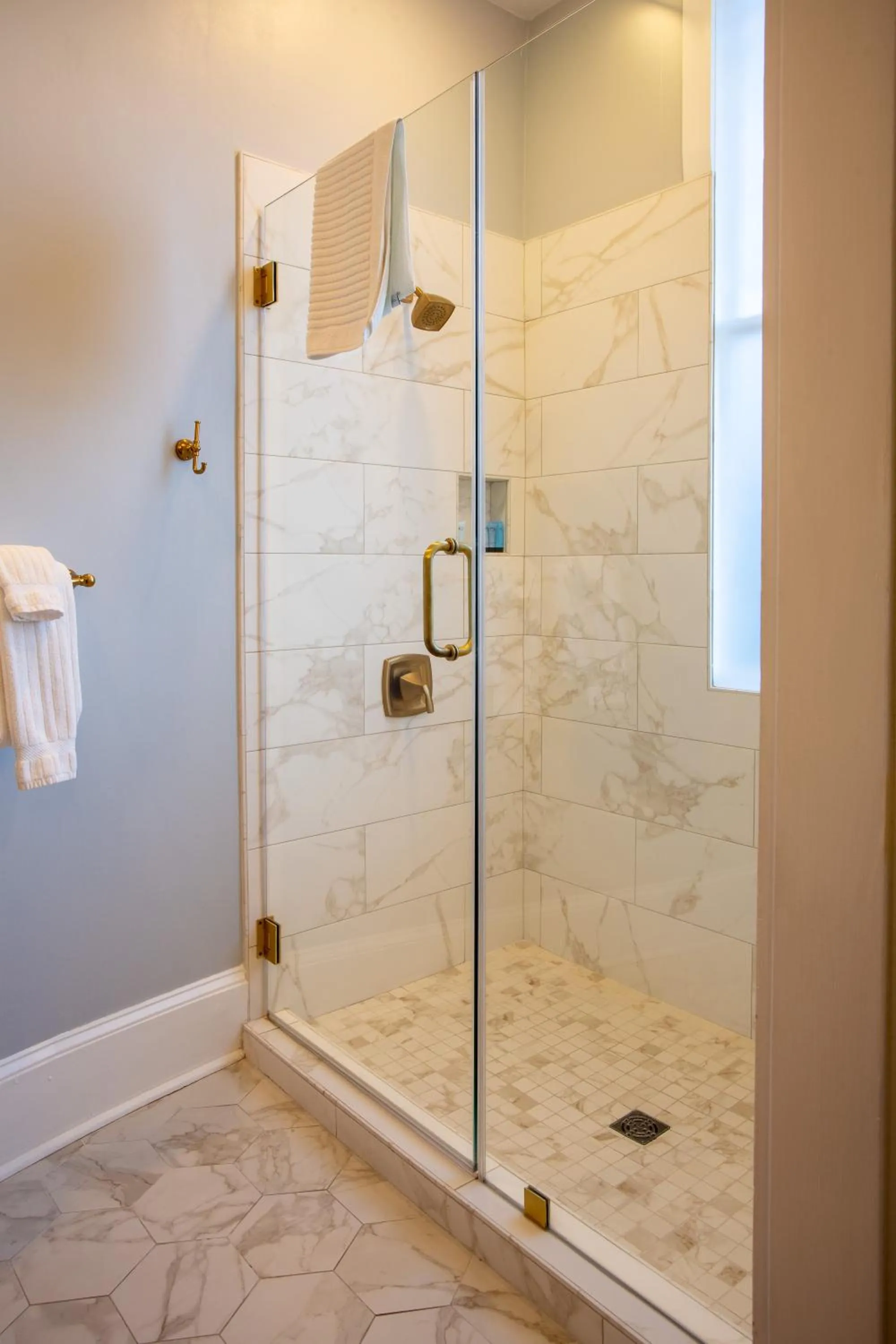 Shower in The Gastonian, Historic Inns of Savannah Collection