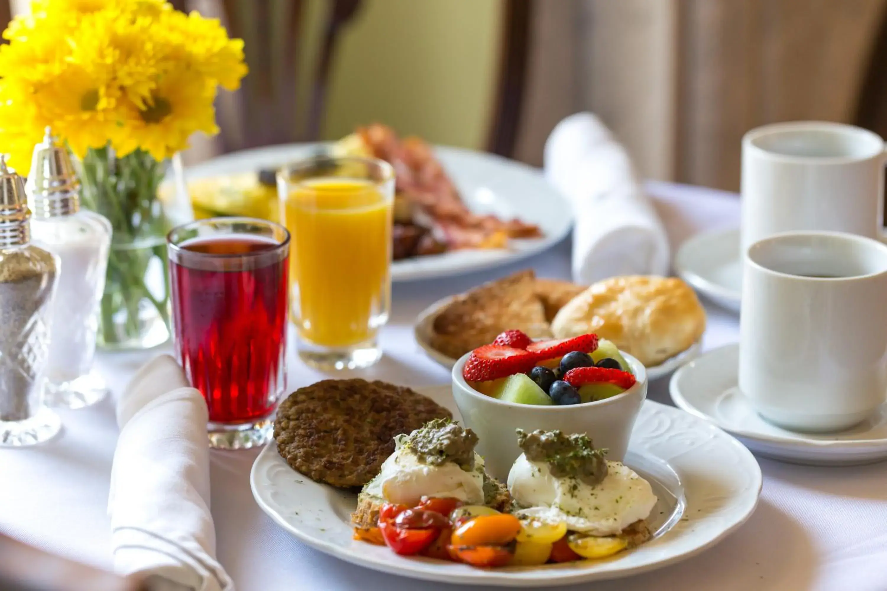 Food close-up in The Gastonian, Historic Inns of Savannah Collection Food close-up in The Gastonian, Historic Inns of Savannah Collection