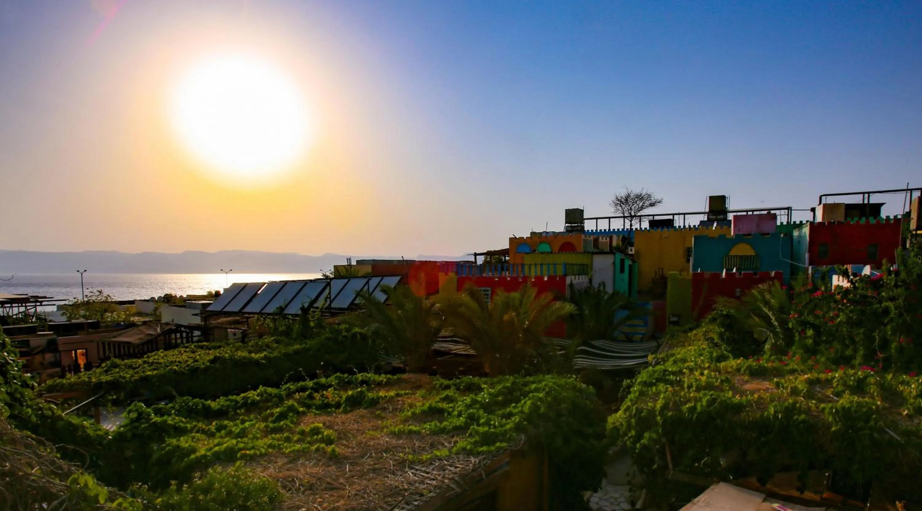 Sea view in Bedouin Garden Village, hotel Dive