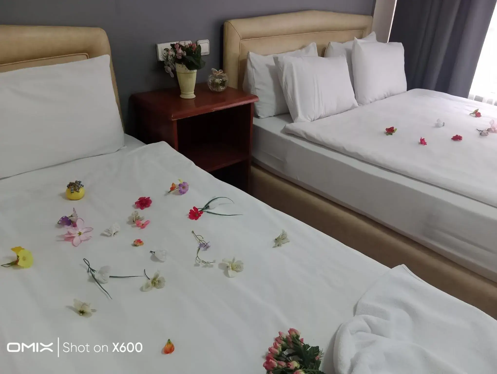 Bed in Hotel Cesmeli Bed in Hotel Cesmeli