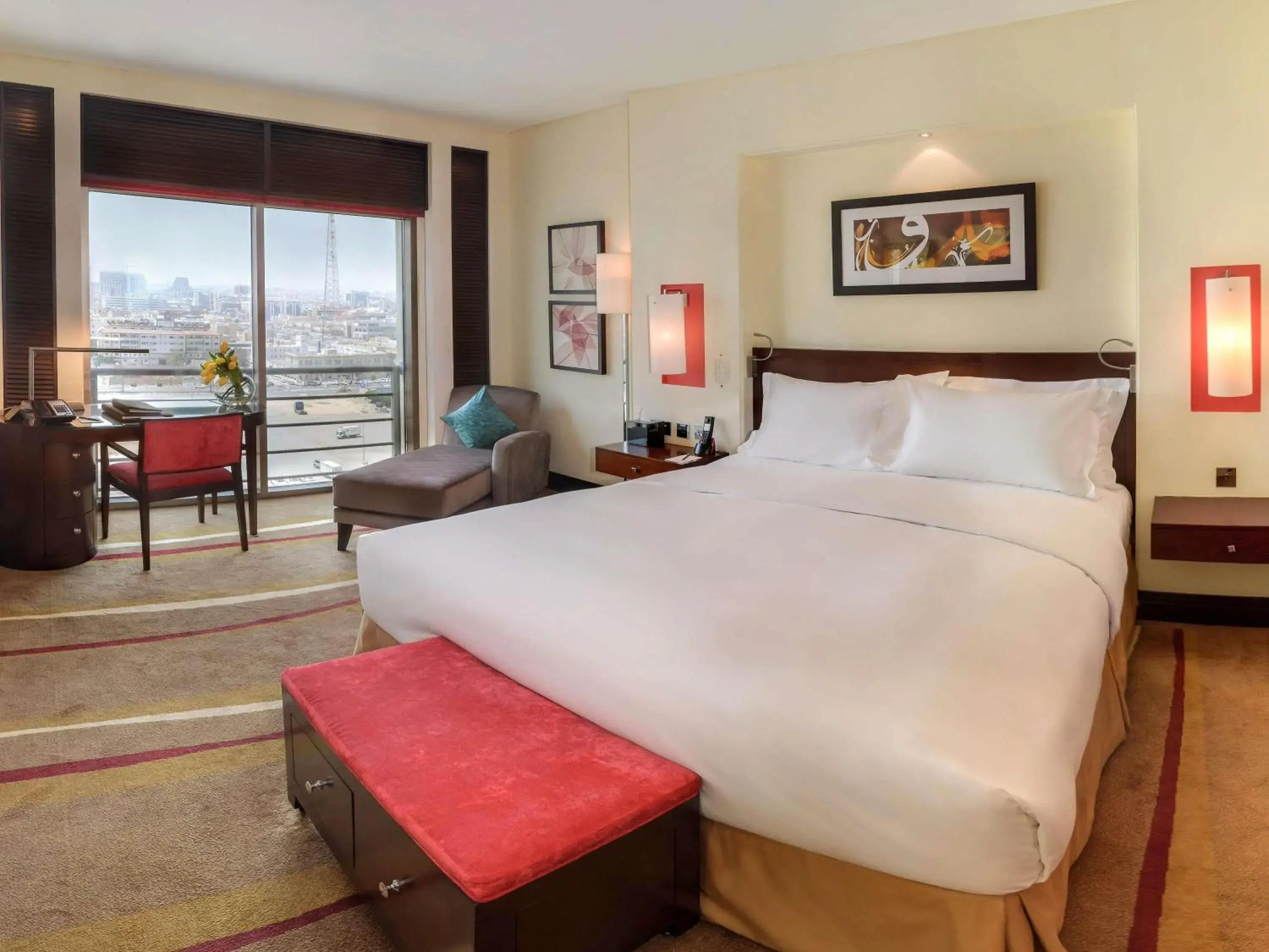 Bedroom, Bed in Sofitel Al Khobar The Corniche Bedroom, Bed in Sofitel Al Khobar The Corniche