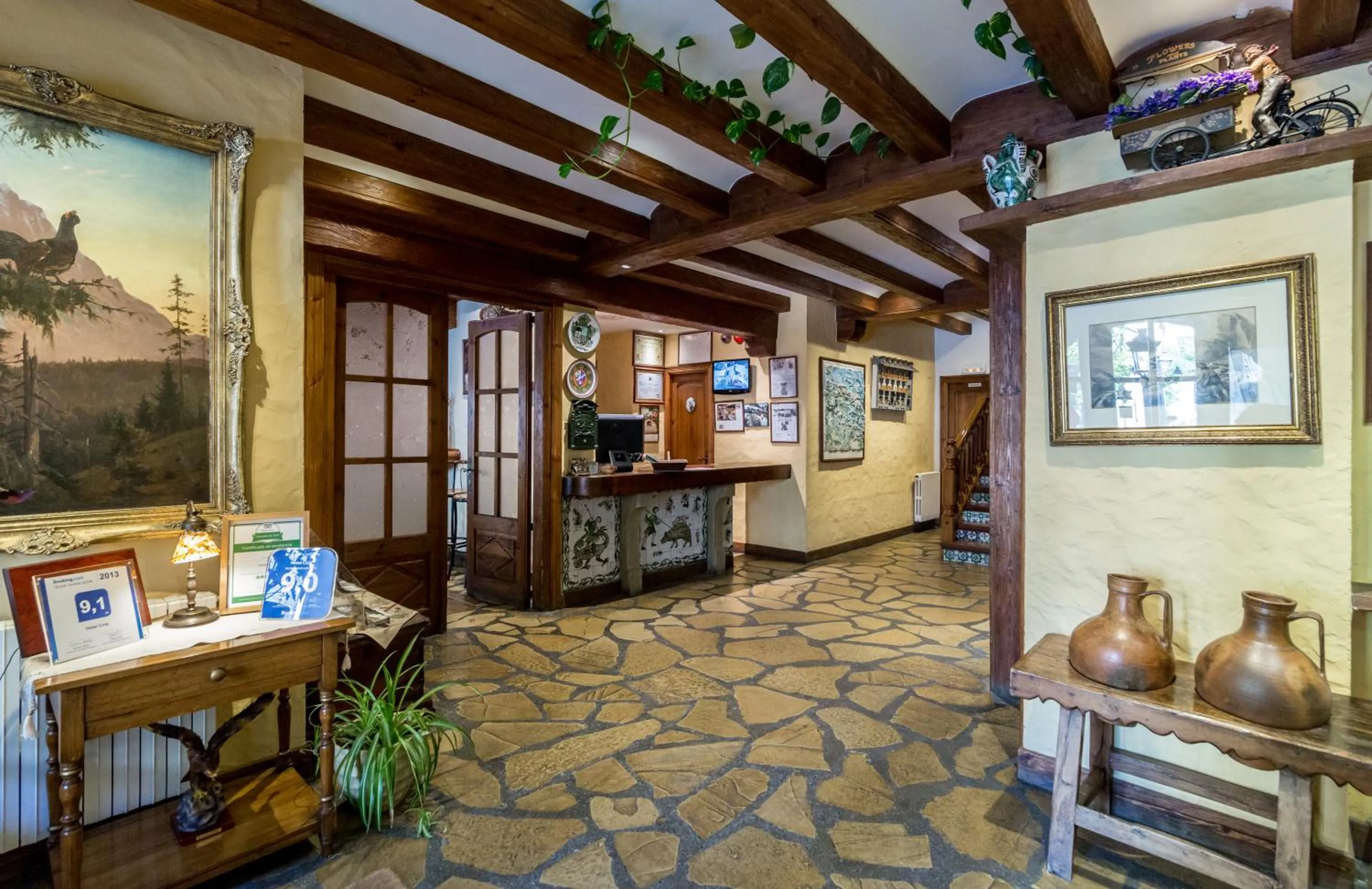 Lobby or reception in Hotel Ciria