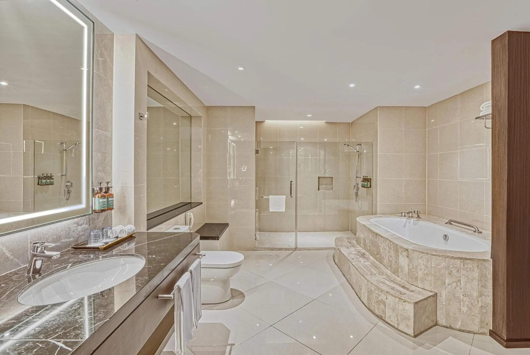 Bathroom in Crowne Plaza Manila Galleria by IHG