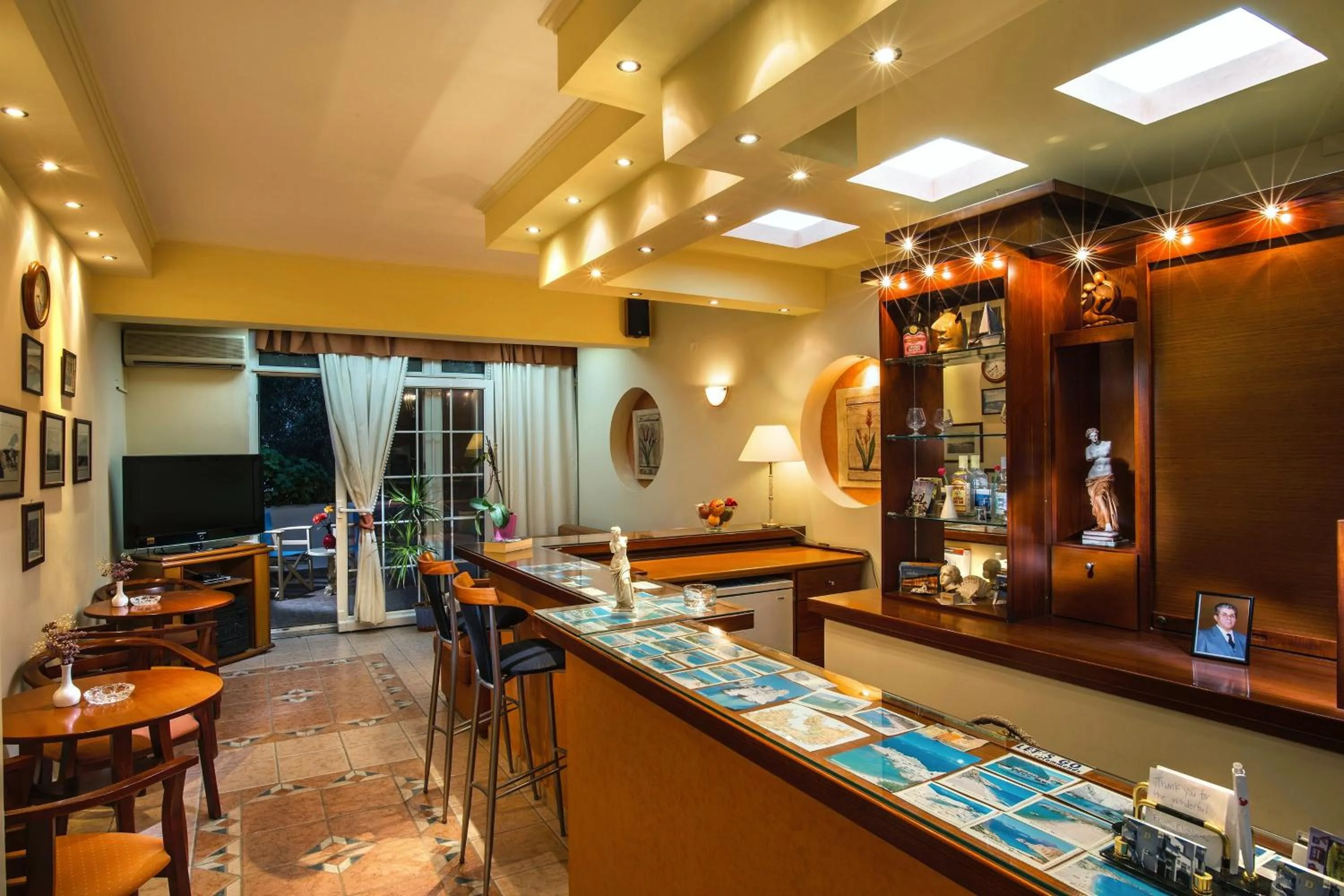 Lobby or reception in Hotel Dionysis Studios