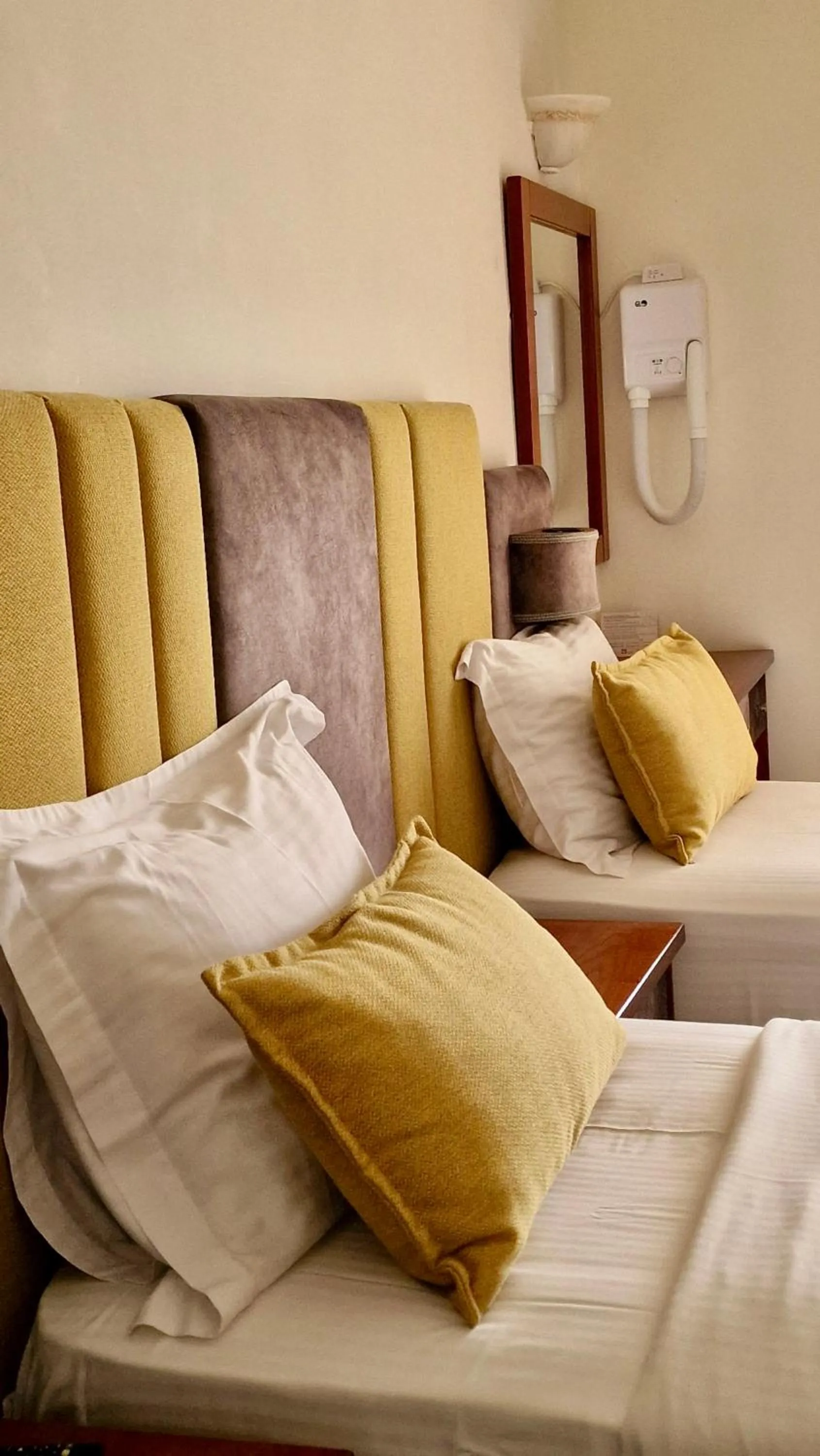 Bed in Hotel Dionysis Studios