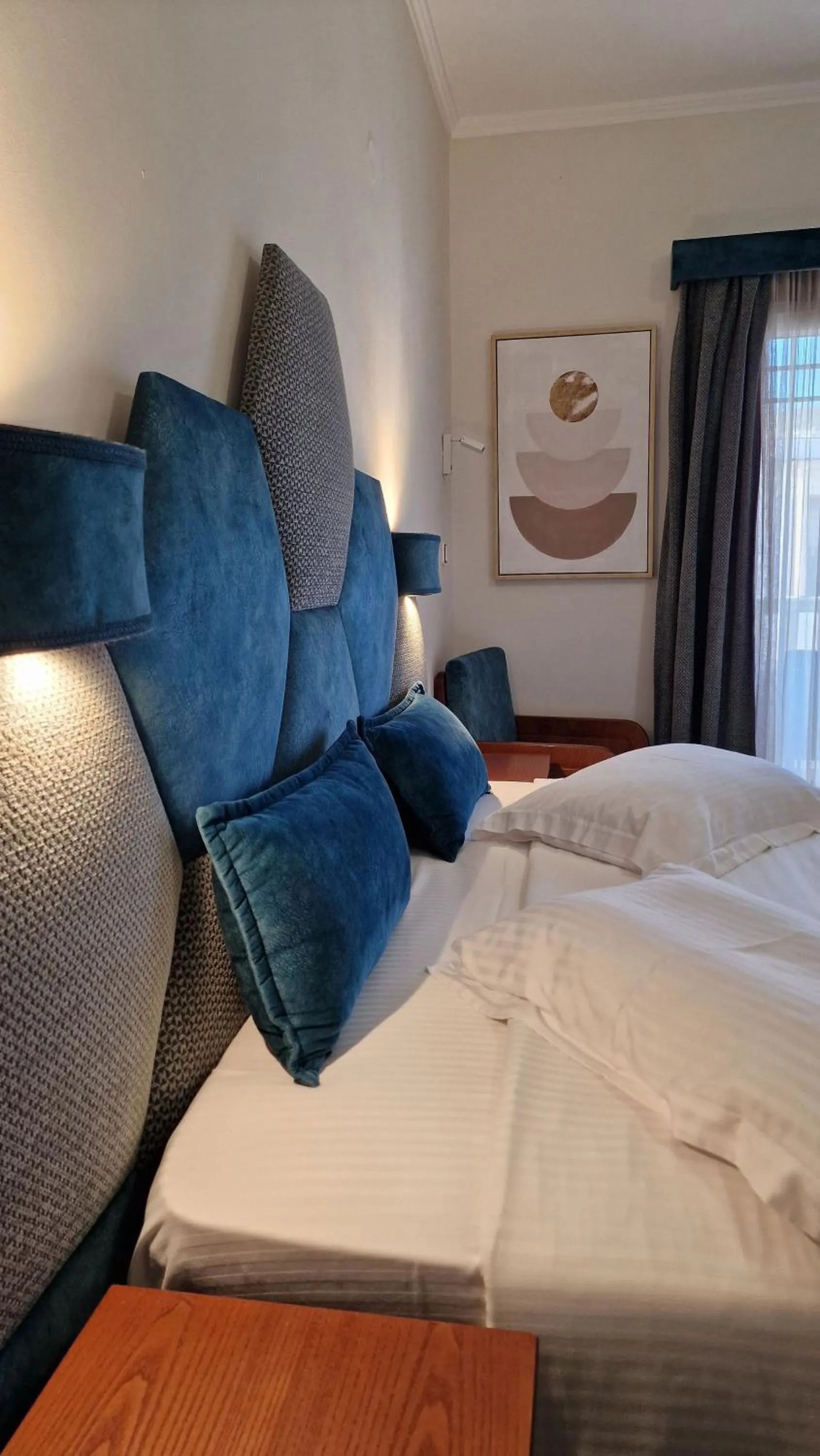 Bed in Hotel Dionysis Studios