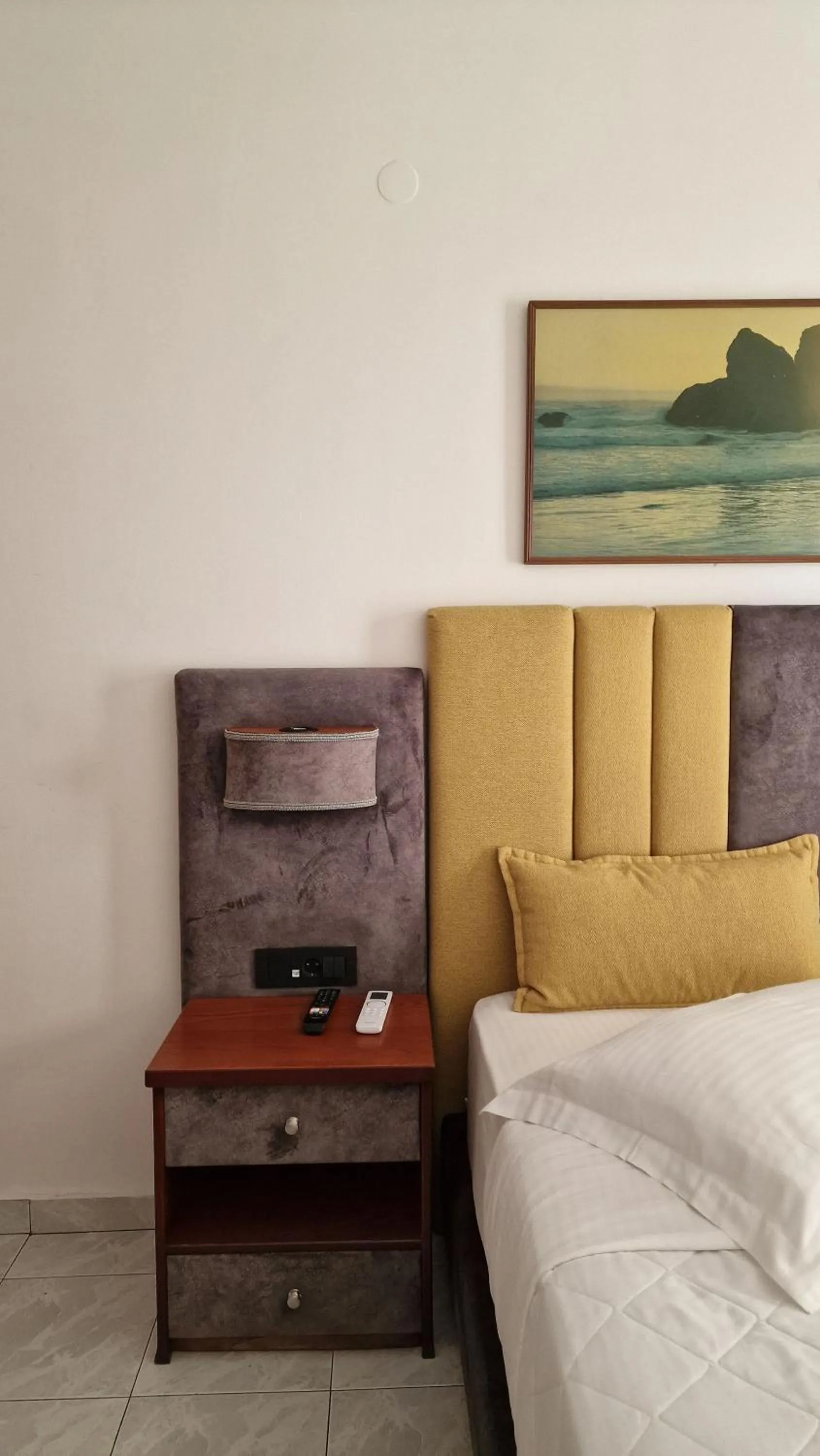 Bed in Hotel Dionysis Studios