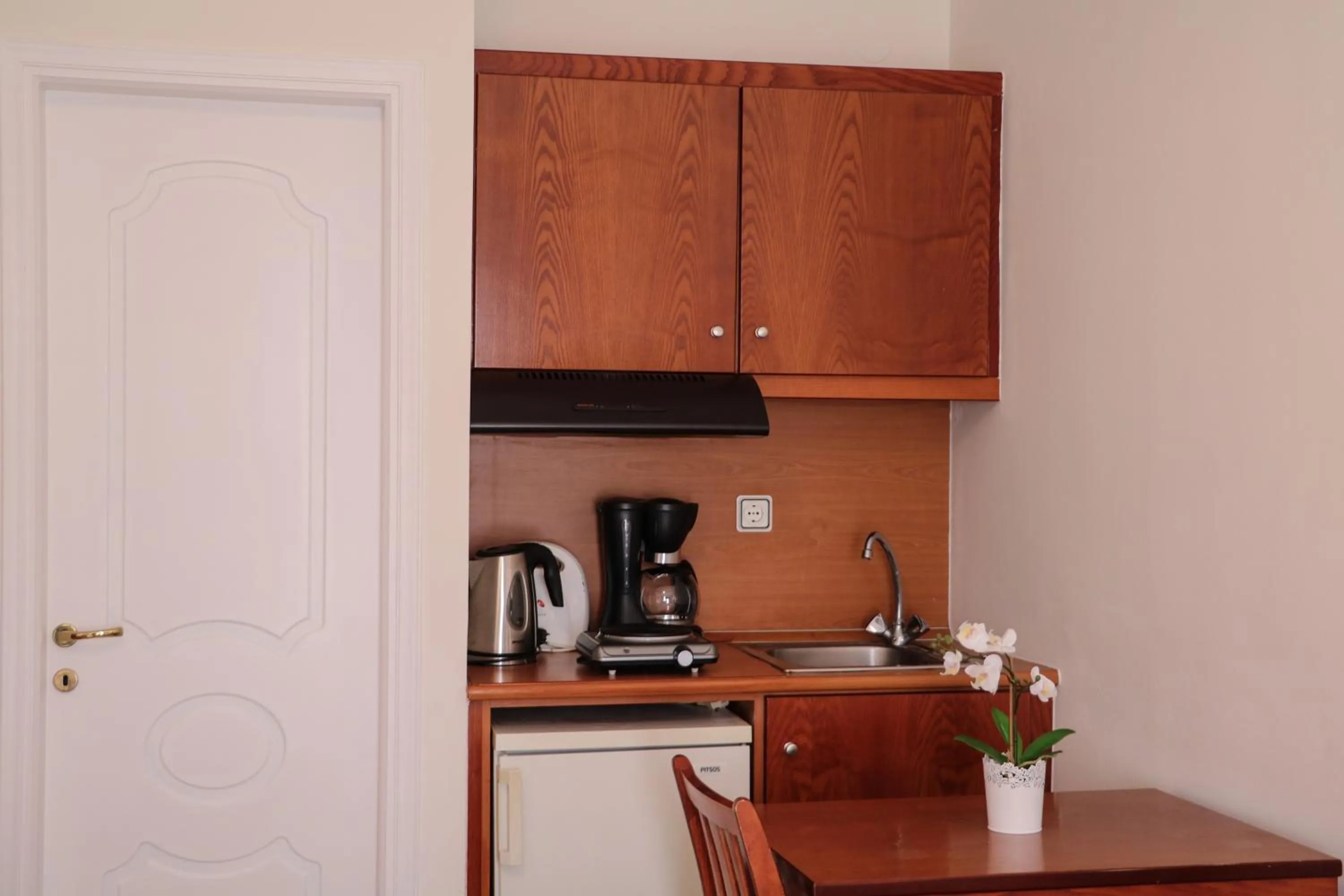 Kitchen or kitchenette in Hotel Dionysis Studios