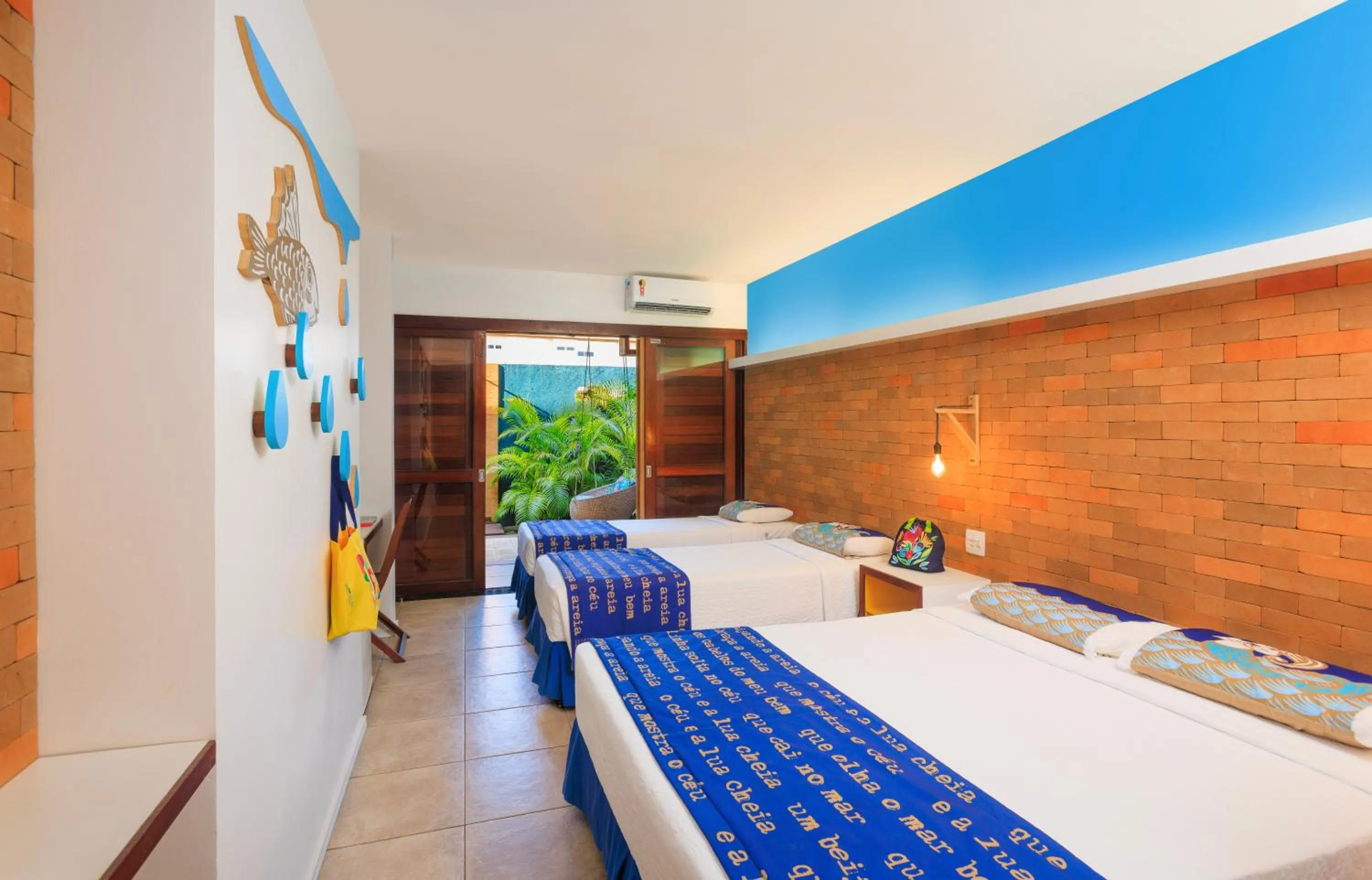 Bedroom, Bed in Hotel Village Porto De Galinhas