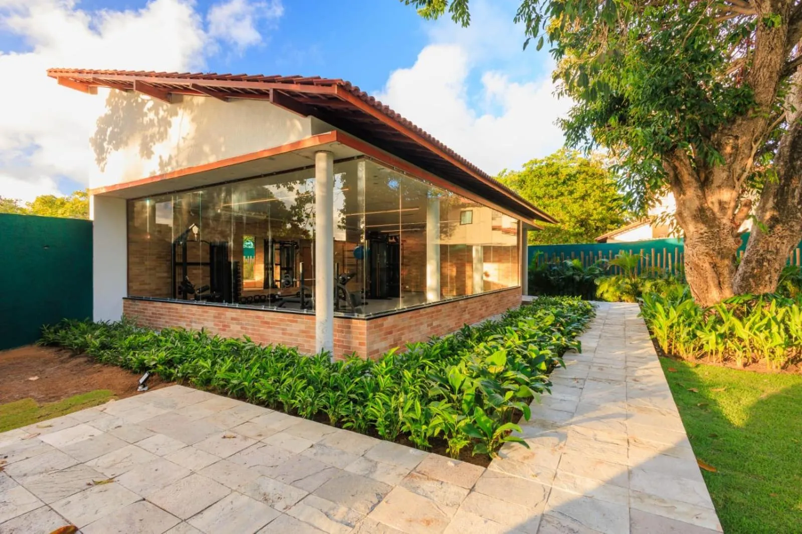 Fitness centre/facilities in Hotel Village Porto De Galinhas