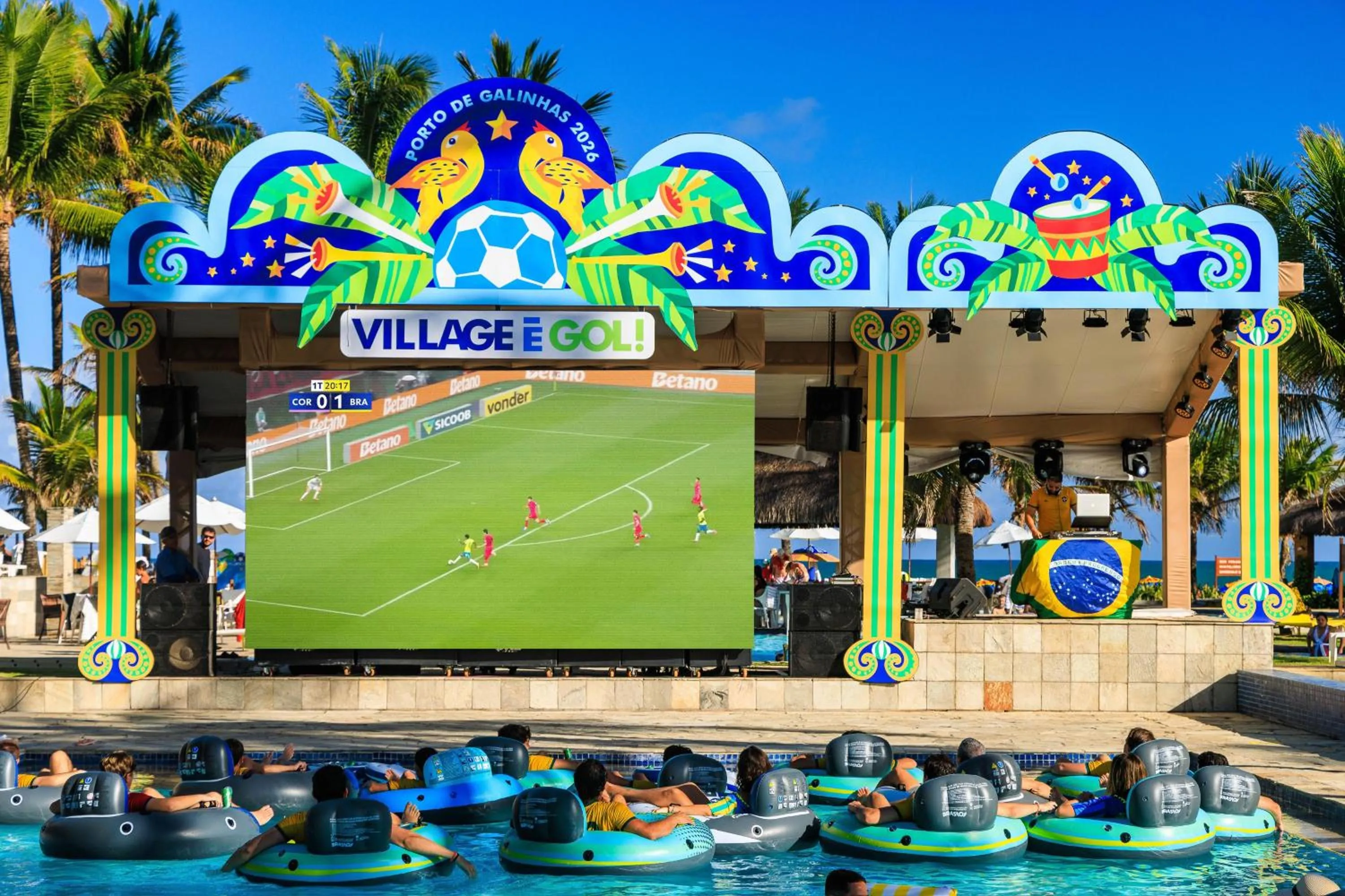 Swimming pool in Hotel Village Porto De Galinhas