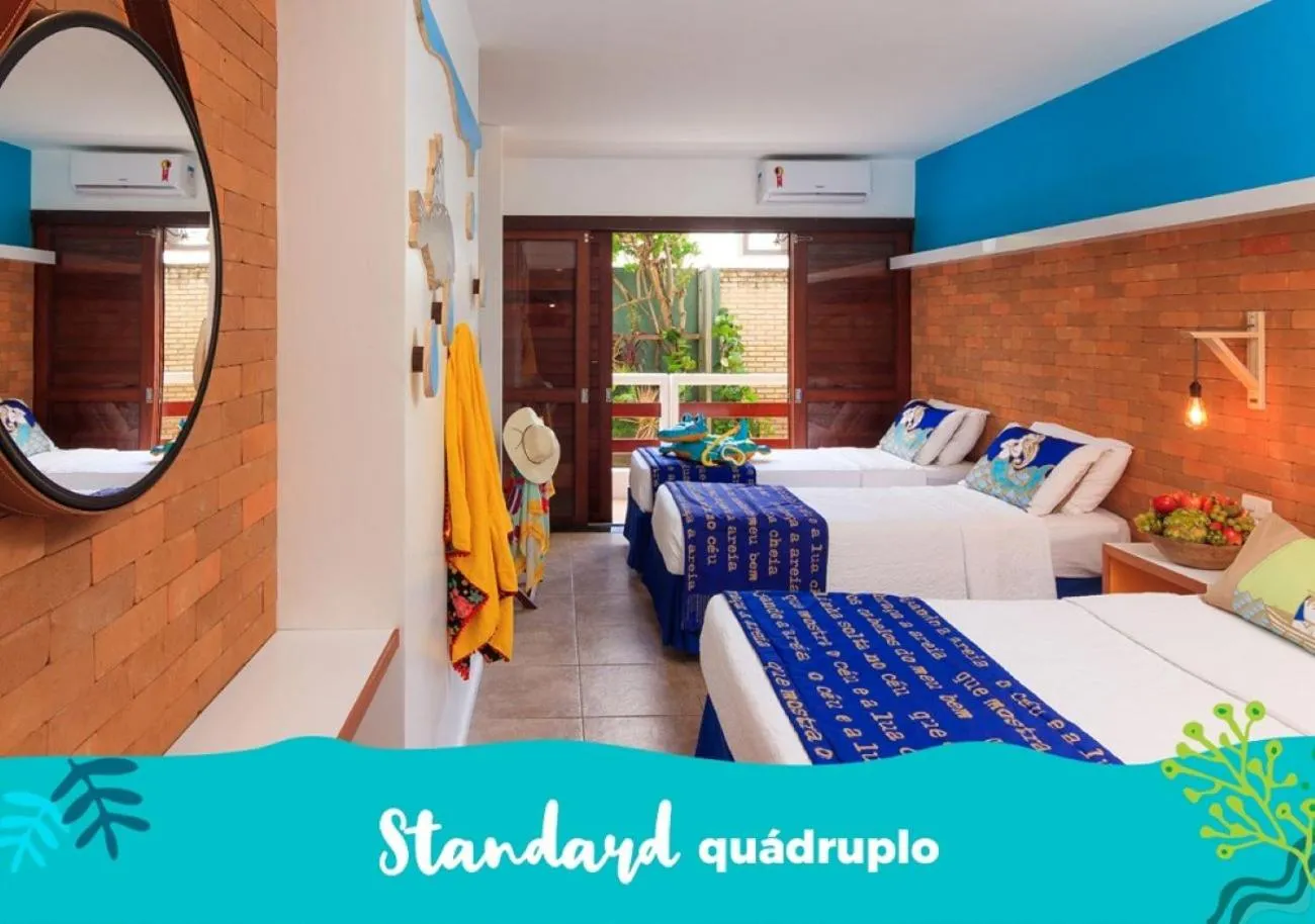 Bedroom, Bed in Hotel Village Porto De Galinhas