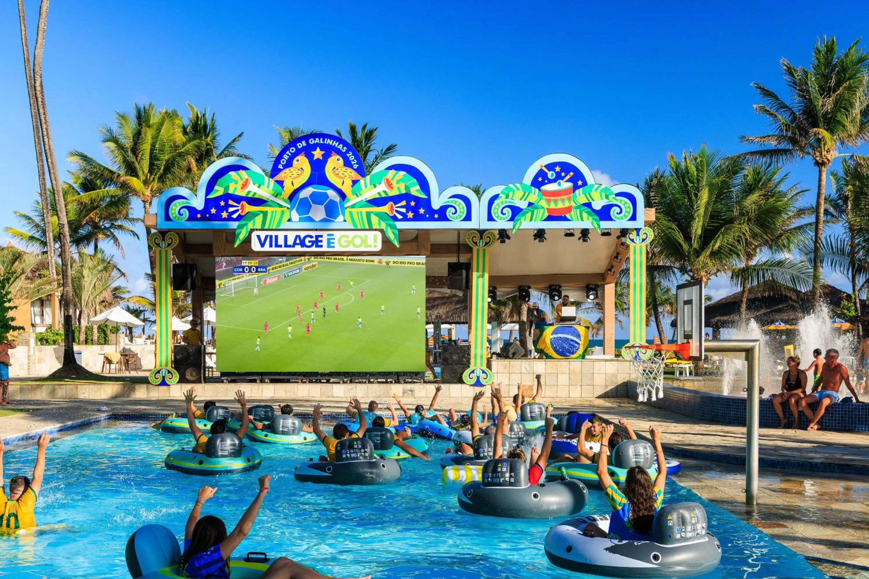 Swimming pool in Hotel Village Porto De Galinhas